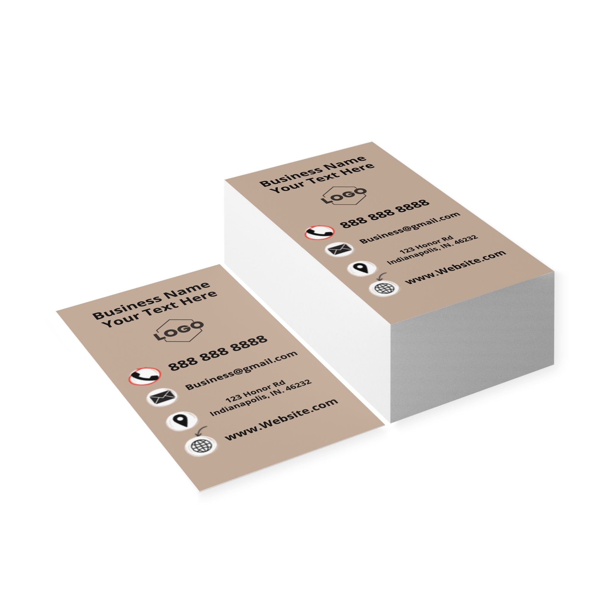 Quick and Easy No Think Business Cards