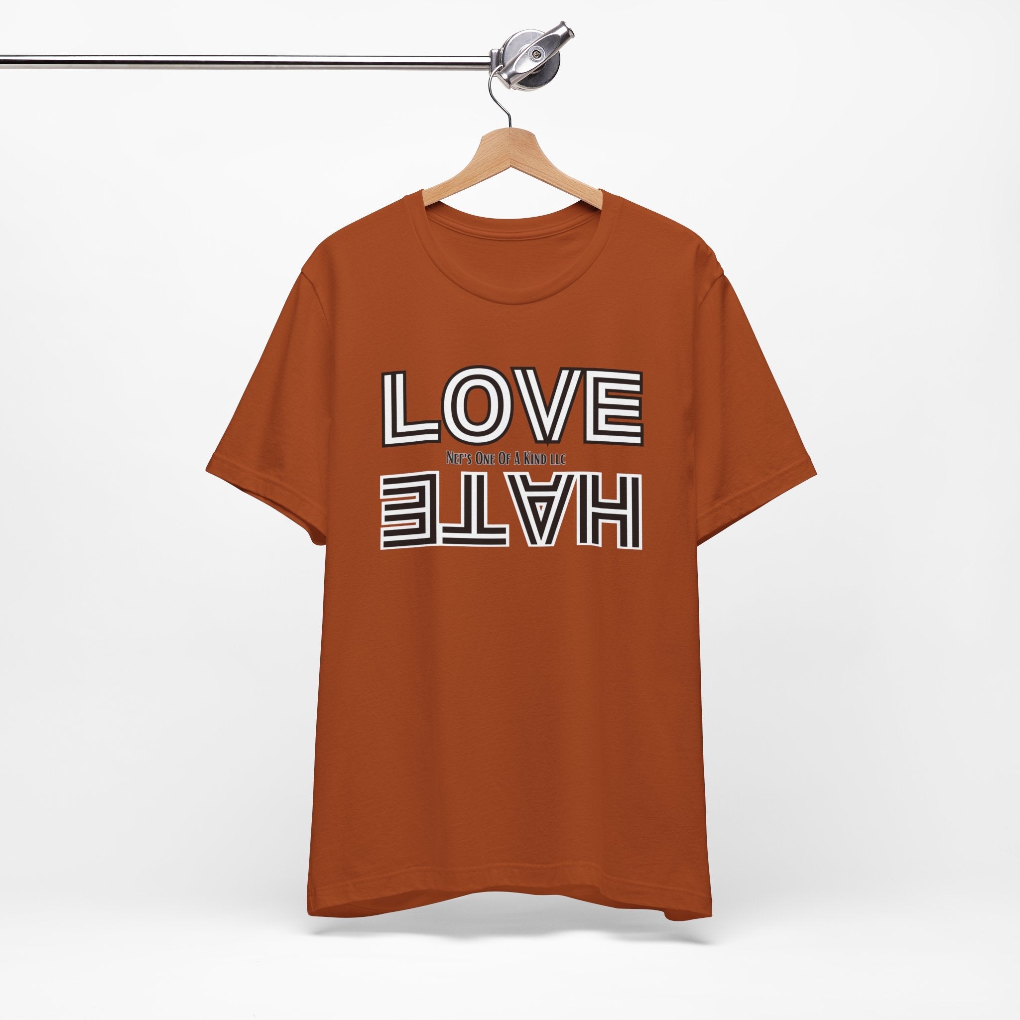 Love / Hate Short Unisex Sleeve Tea
