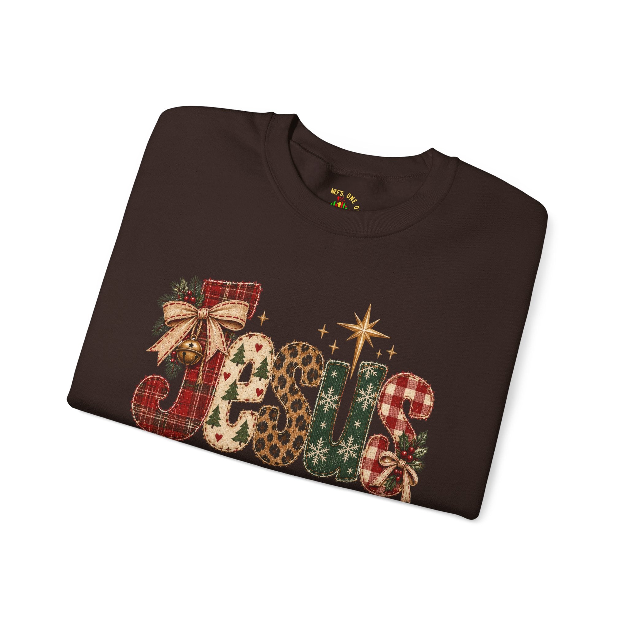 Festive Christmas Reindeer Crewneck Sweatshirt