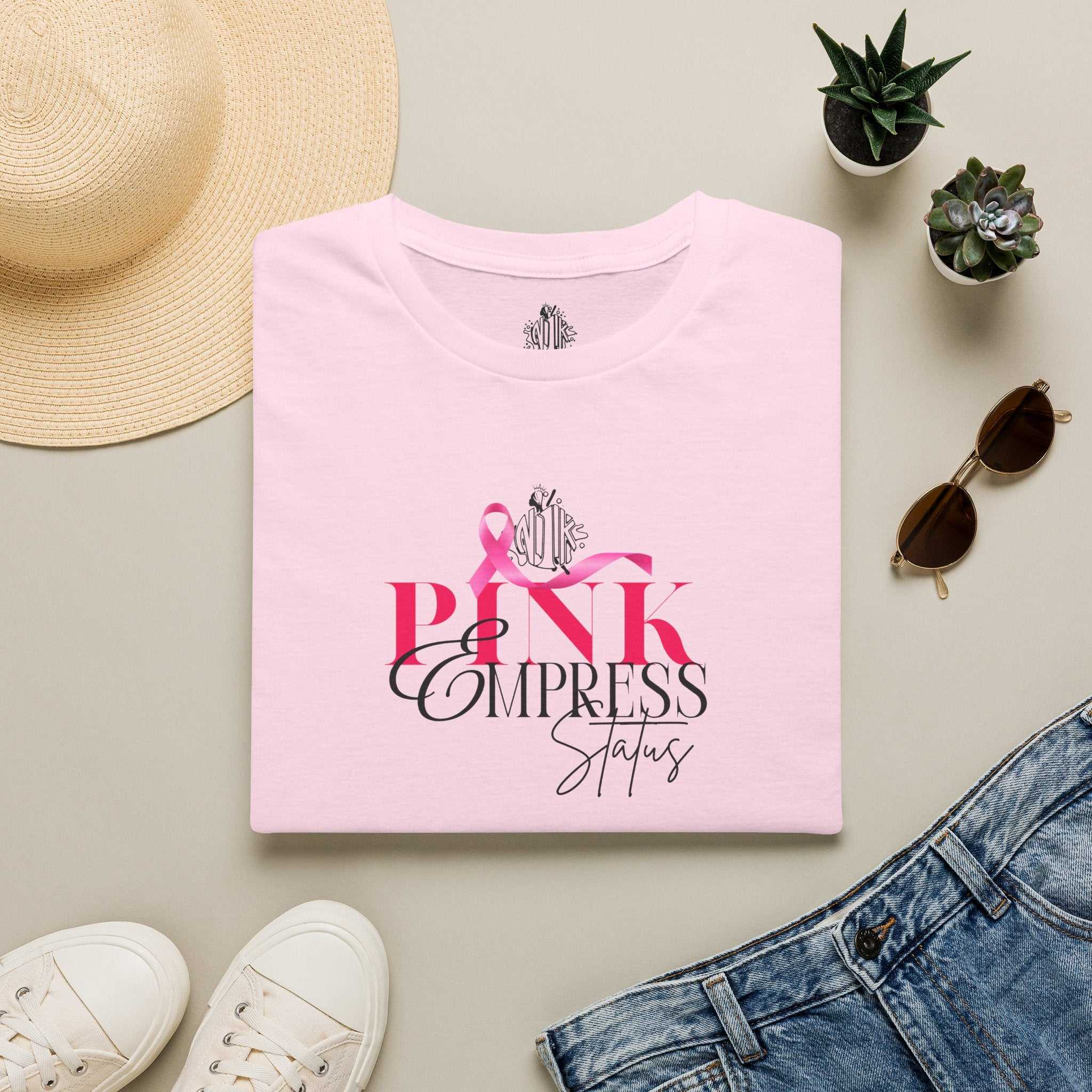 Pink Empress Ladies T-Shirt – 'Pink Empress' Script Graphic