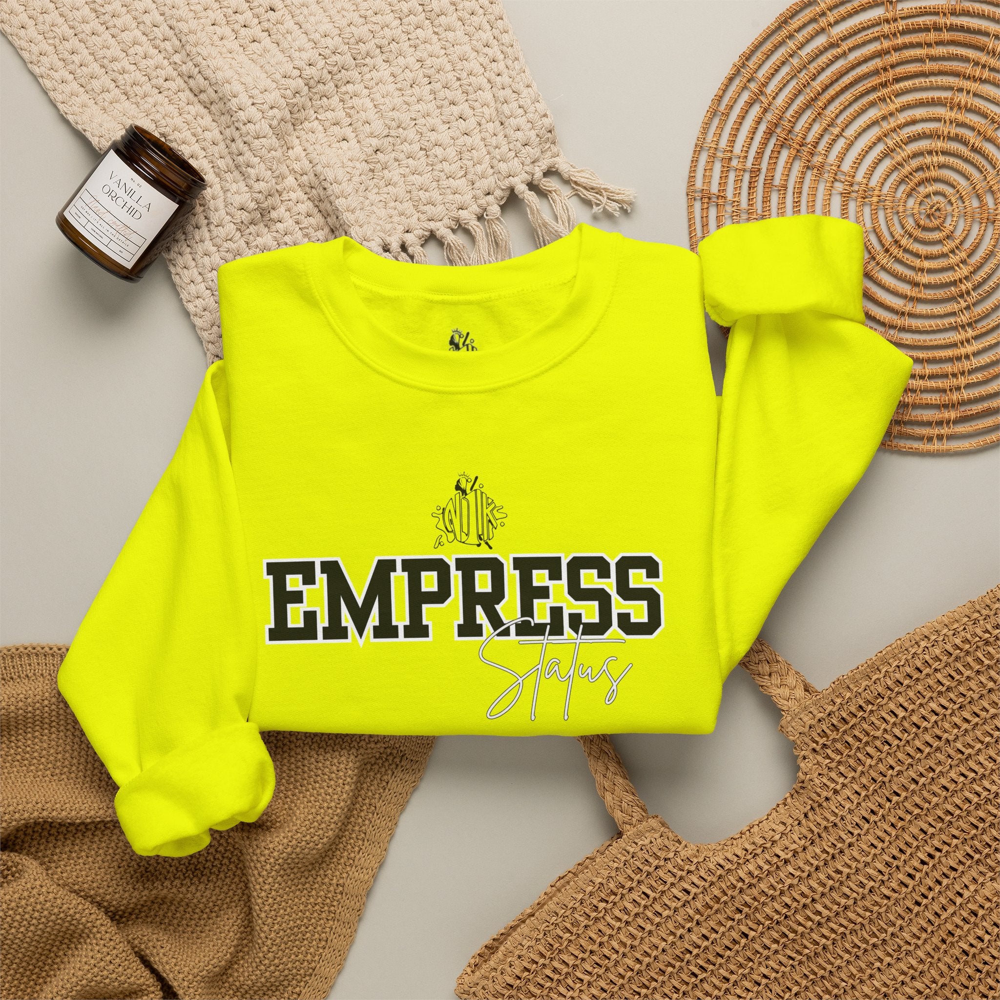Empress Status Block Letter's Sweatshirt