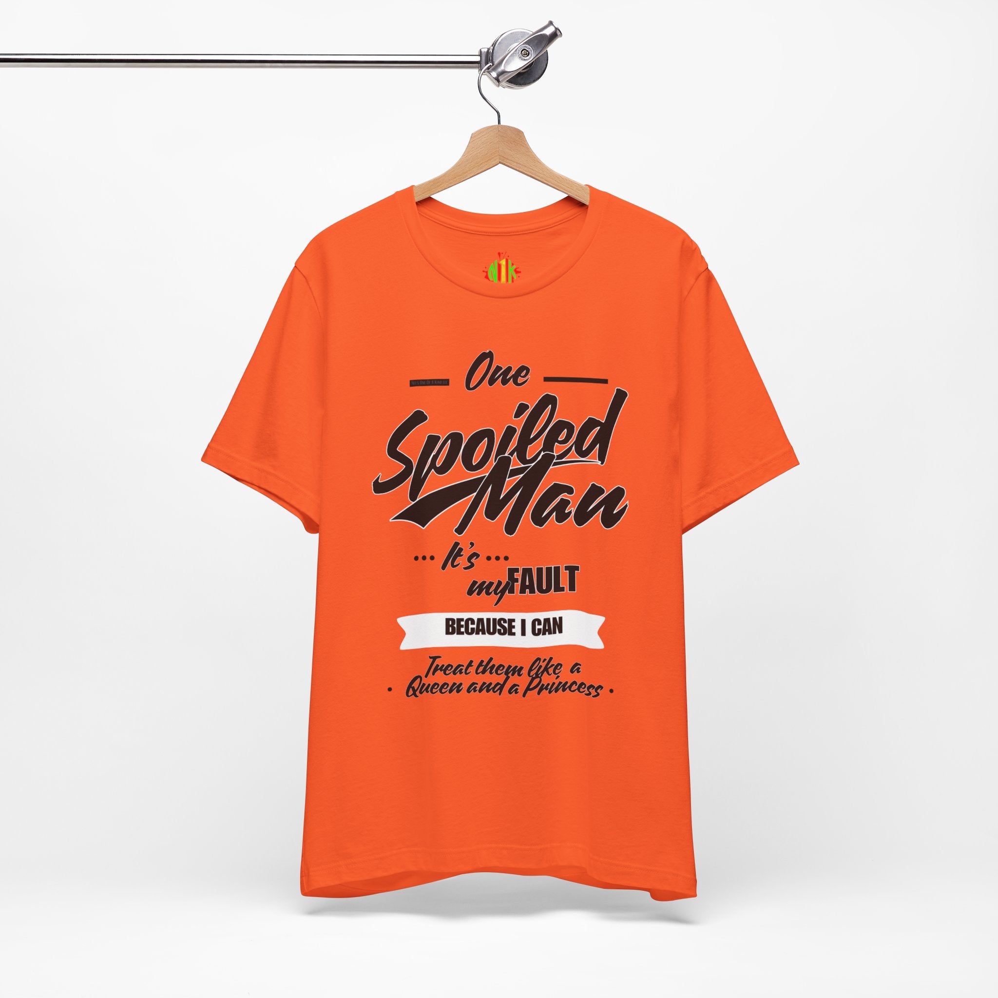 Spoiled Man Graphic Tee - Perfect for Celebrating Special OccasionsT-ShirtSpoiled Man Graphic Tee