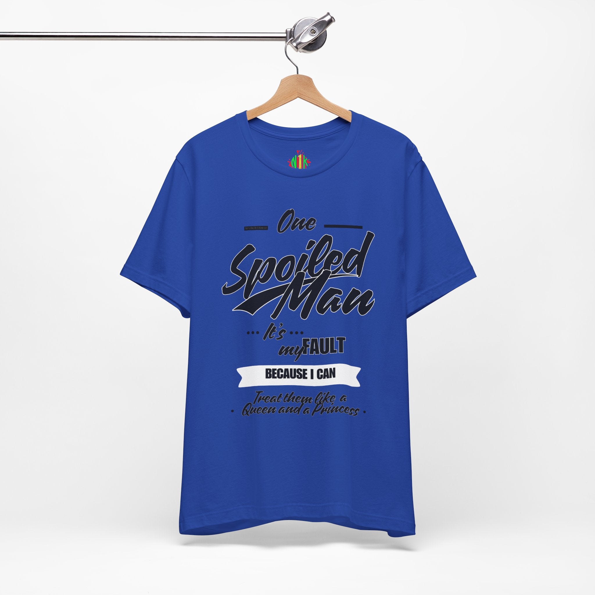 Spoiled Man Graphic Tee - Perfect for Celebrating Special OccasionsT-ShirtSpoiled Man Graphic Tee