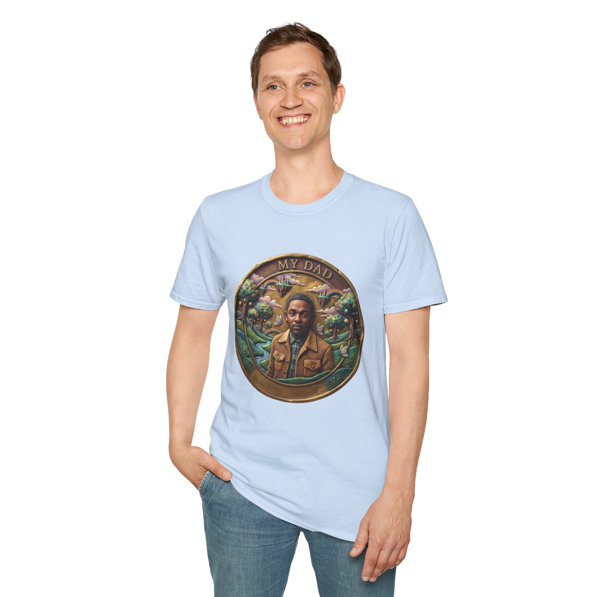 Todd Another Customized My Dad Portrait Coin Tee Graphic T-Shirt