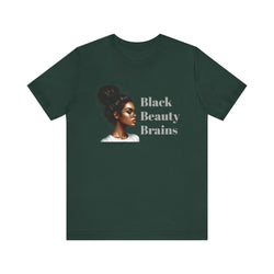 Black, beauty and Brains Sleeve Tee