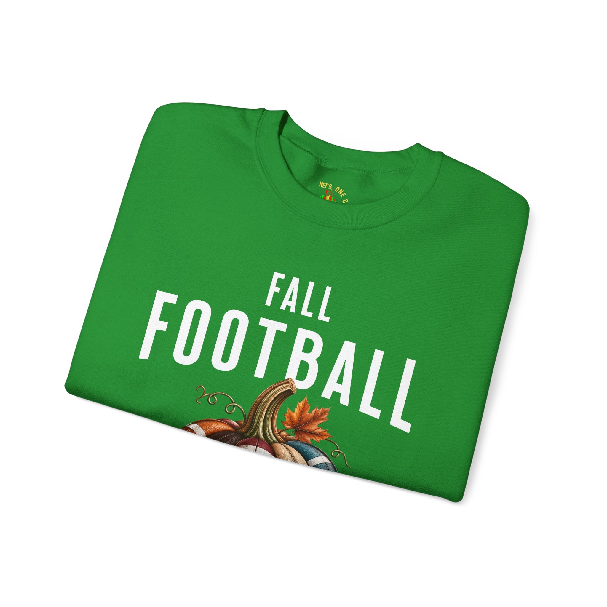 Fall Football Pumpkin Season Crewneck Sweatshirt