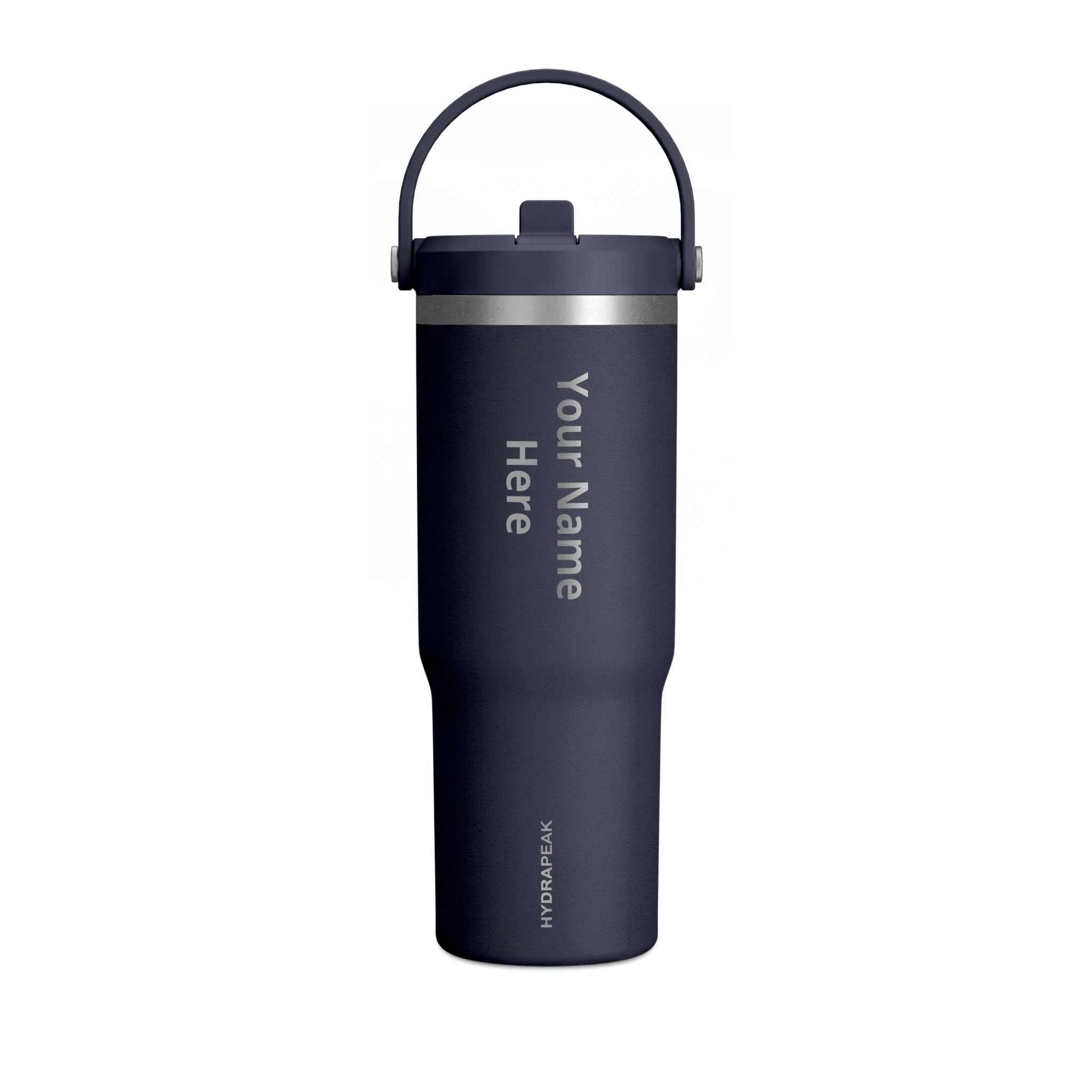 Personalized 32oz Nomad Tumbler – Insulated Travel Water Bottle with Handle (Add Your Name)