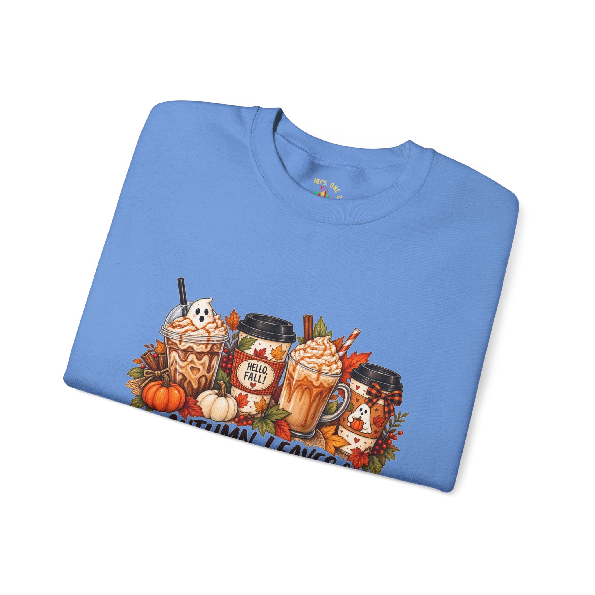 Autumn Leaves & Coffee Please Sweatshirt