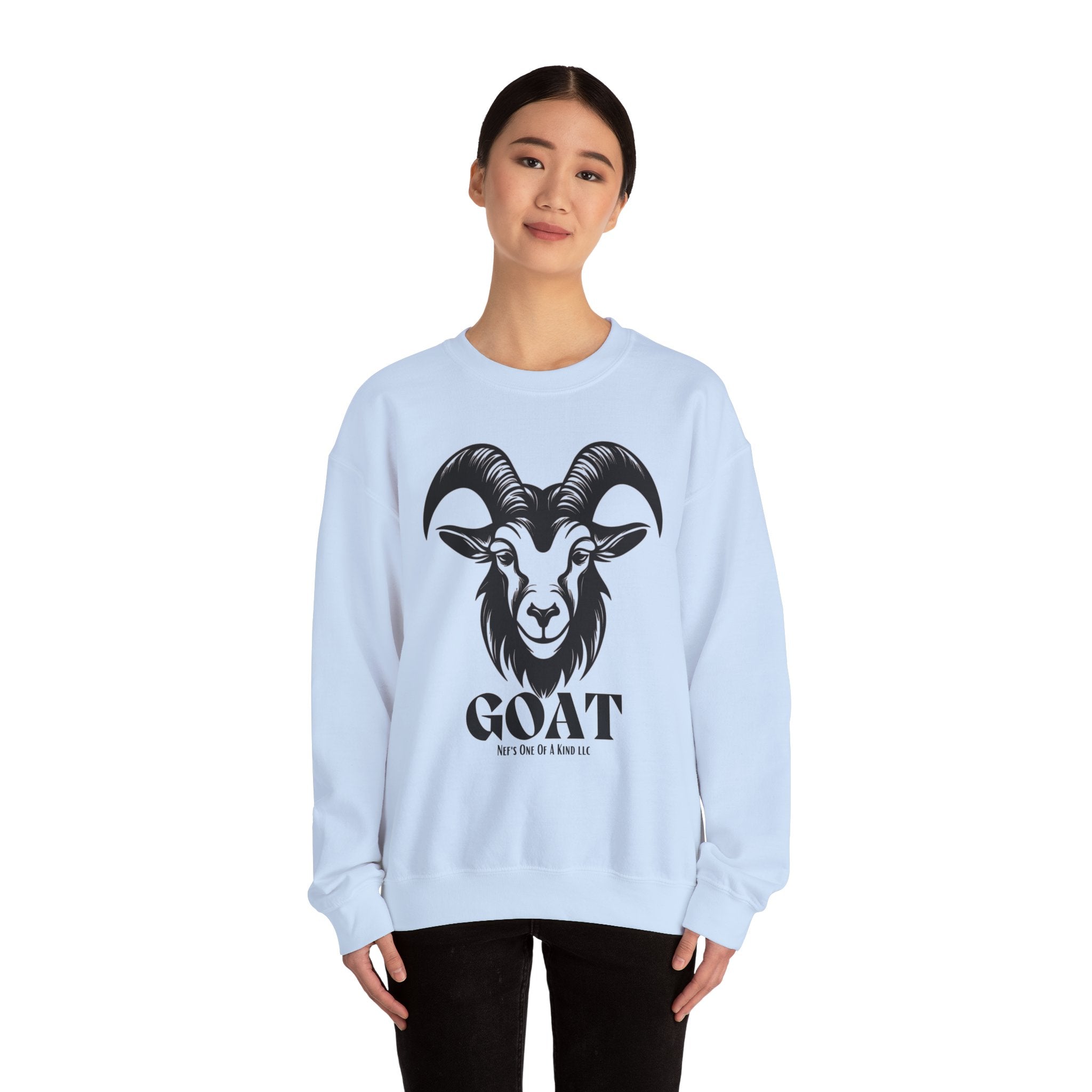 Goat Unisex Casual Crewneck Sweatshirt