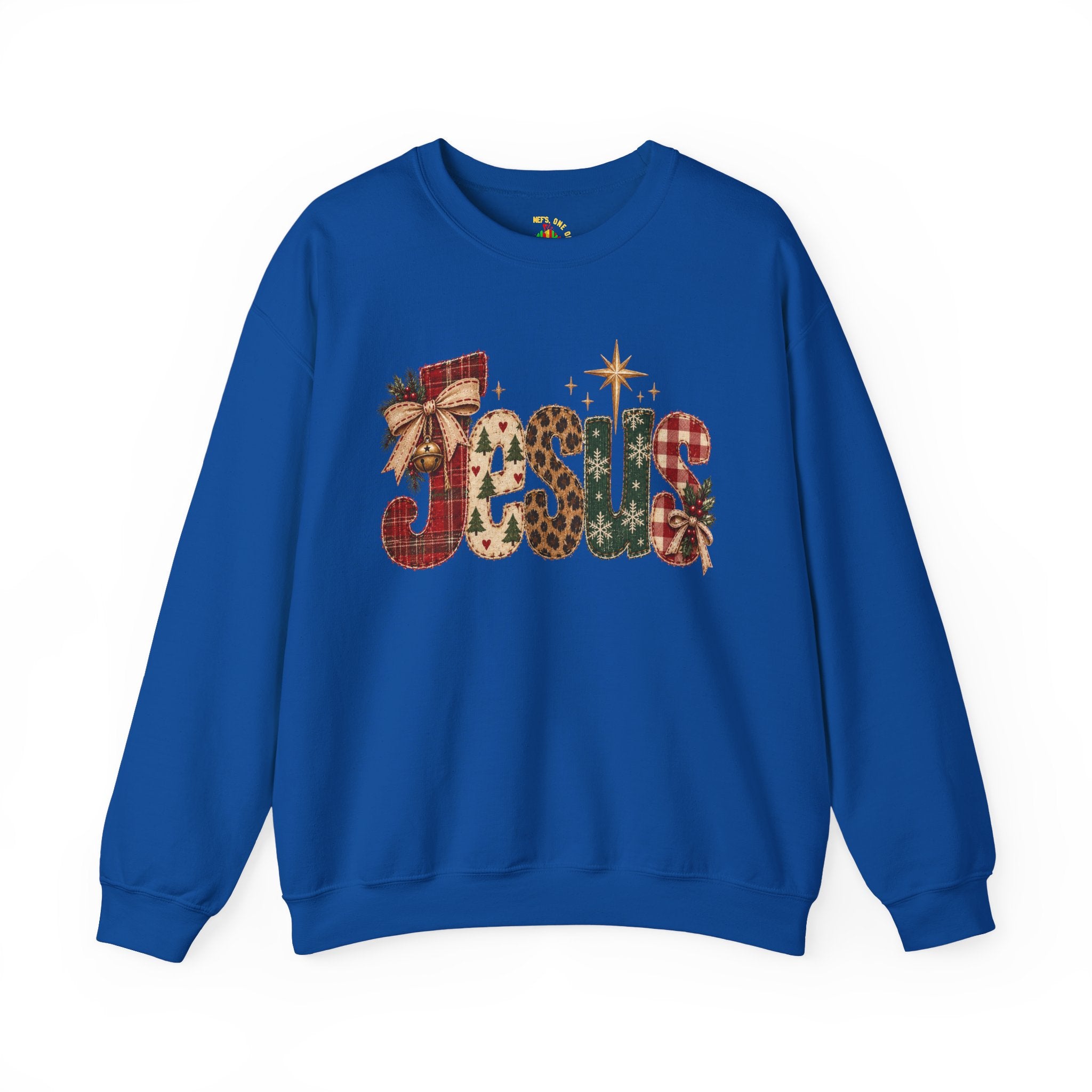 Festive Christmas Reindeer Crewneck Sweatshirt