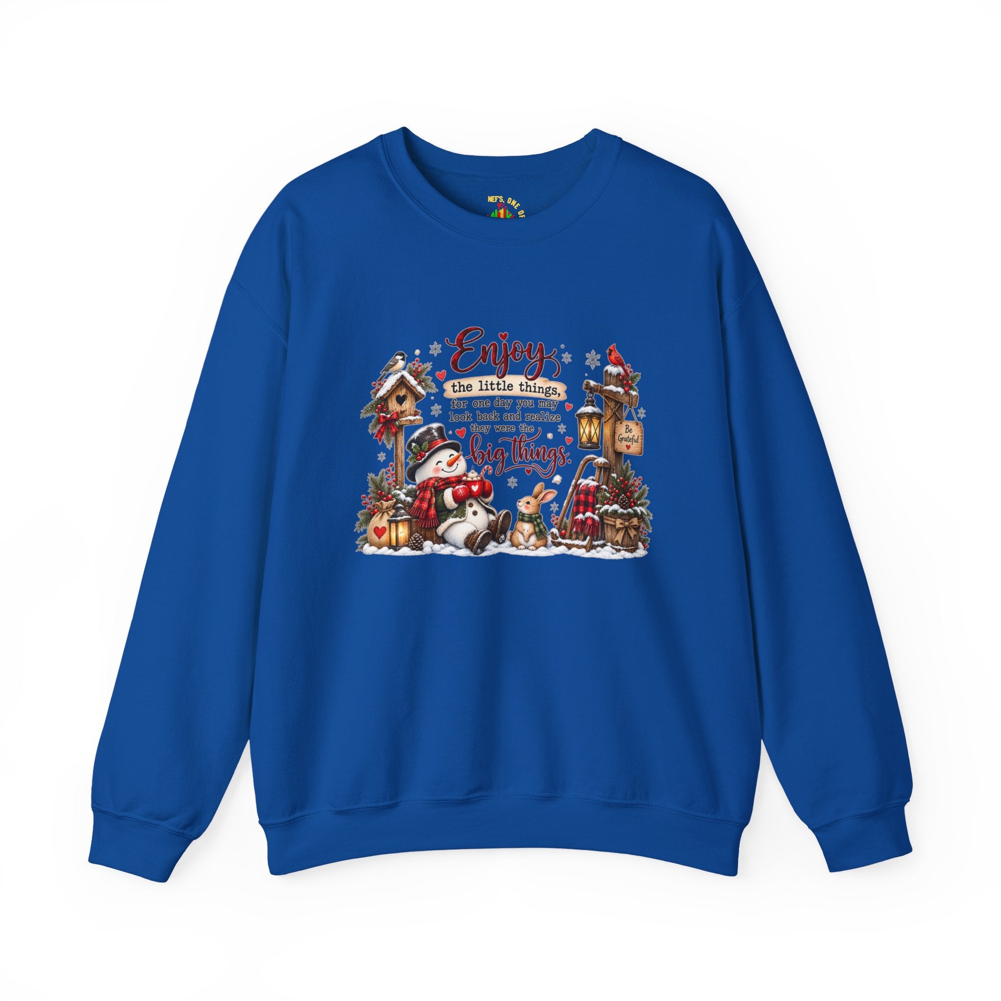 Enjoy the Little Things Christmas Crewneck Sweatshirt