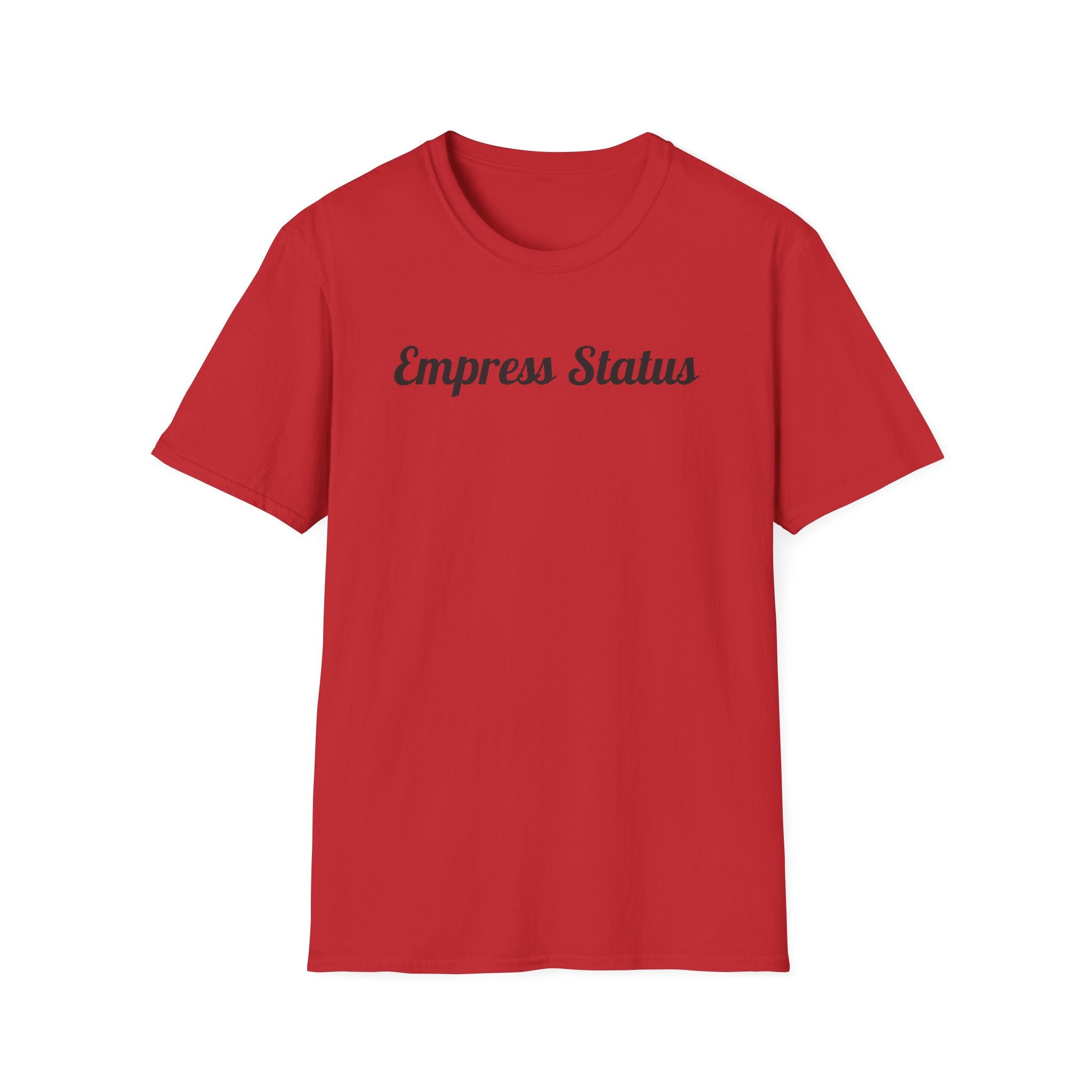 Black Glitter Empress Status Unisex Softstyle T-Shirt