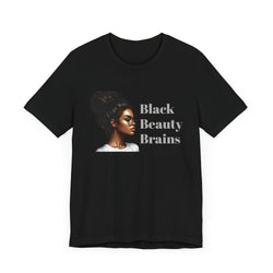 Black, beauty and Brains Sleeve Tee