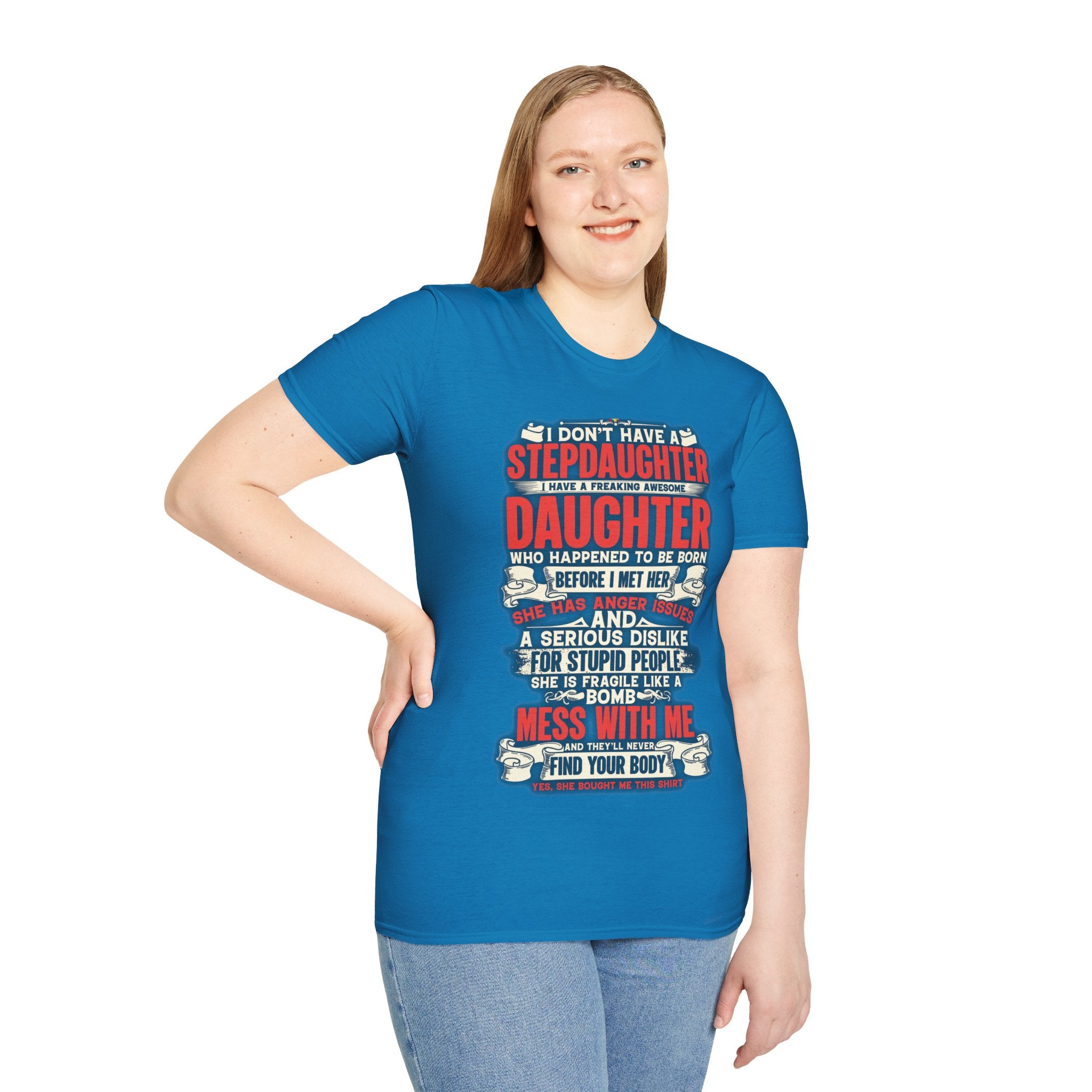 The love of a stepdaughter from a Stepfather Short Sleeve Tee