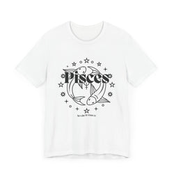 The Pisces Zodiac Unisex Casual Classic Jersey Short Sleeve Tee