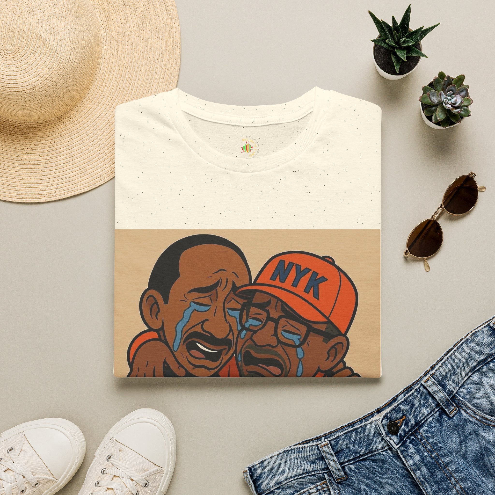 Todd Another Customized Smile Crying Fans NYK Tee Graphic T-Shirt — Emotional Art T-Shirt