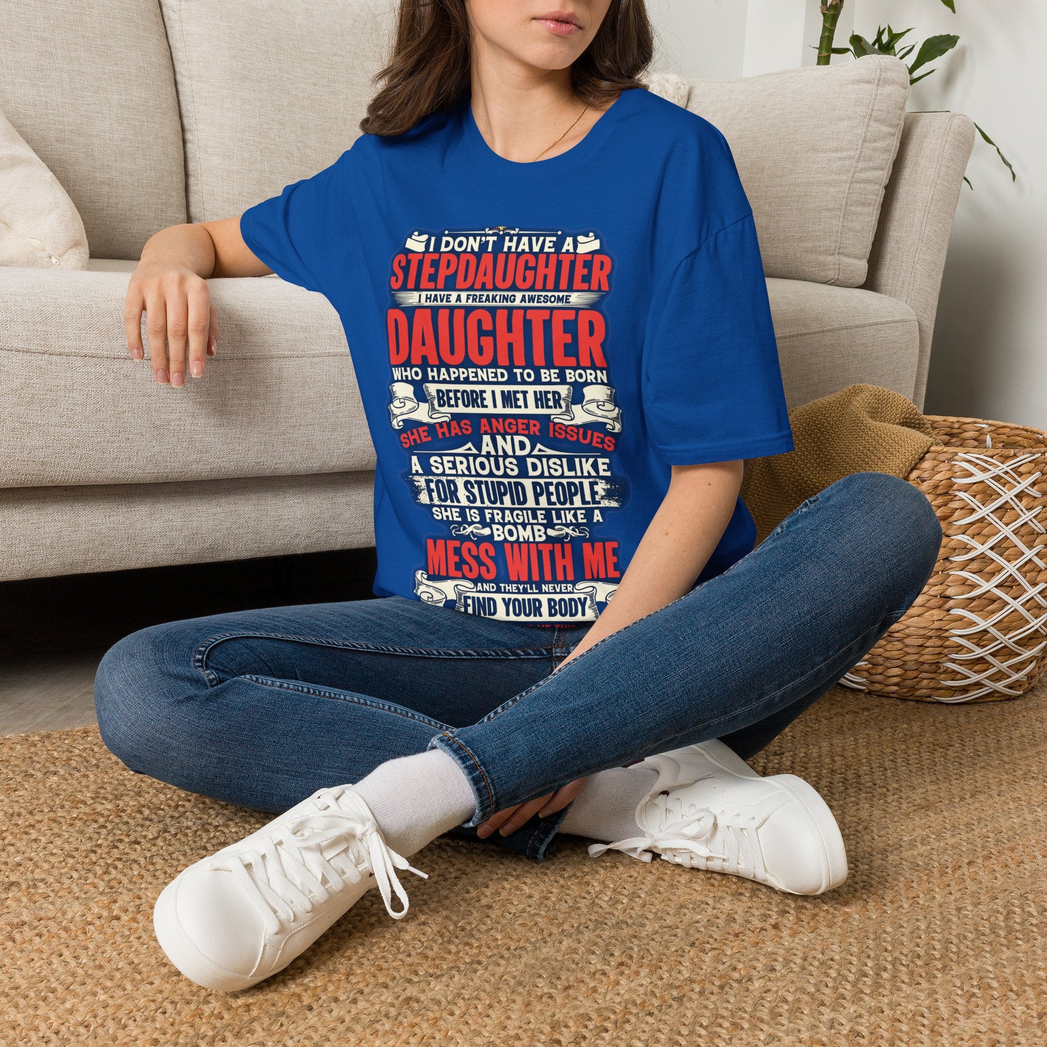 The love of a stepdaughter from a Stepfather Short Sleeve Tee