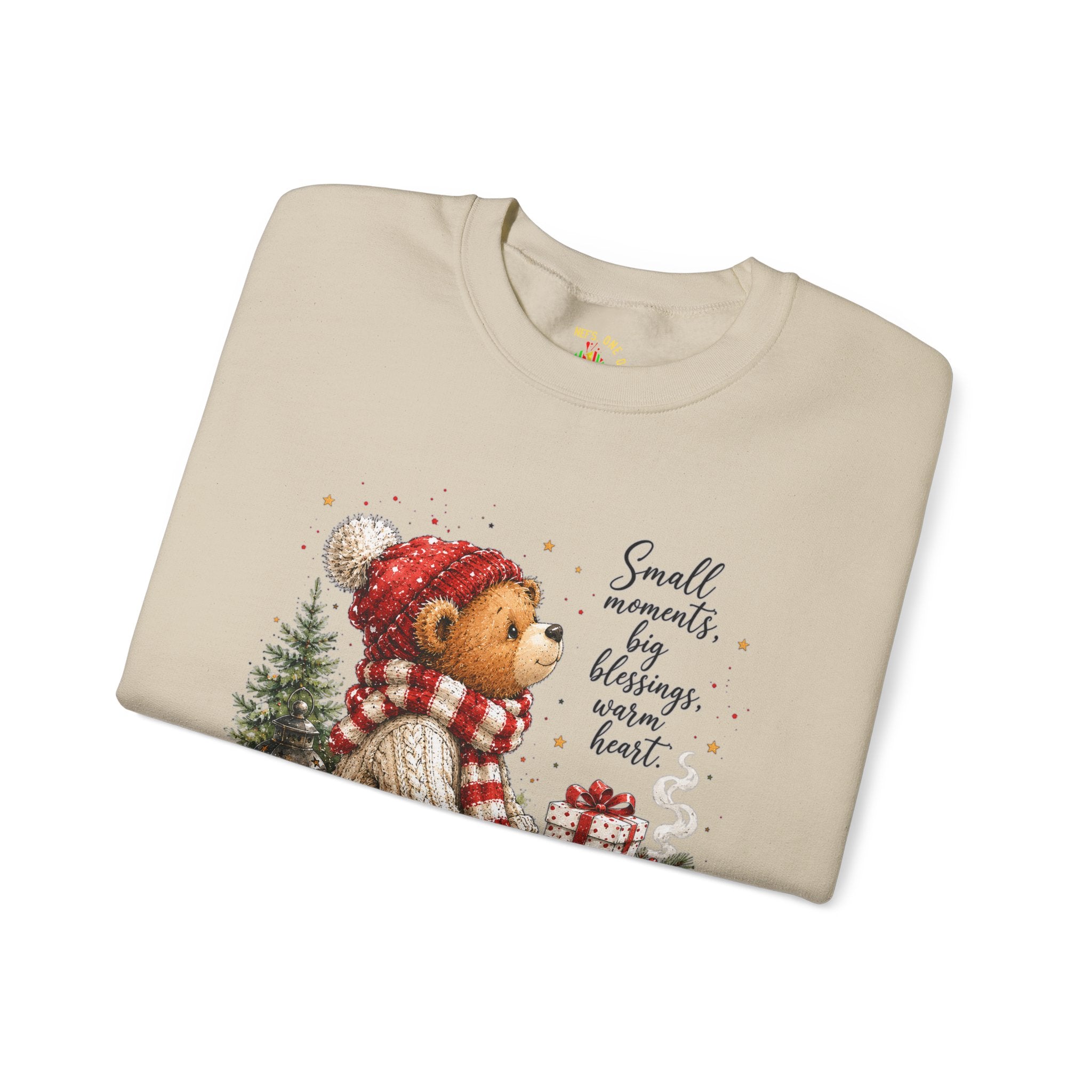 Christmas Bear Crewneck Sweatshirt – Cozy Holiday Teddy Bear Design