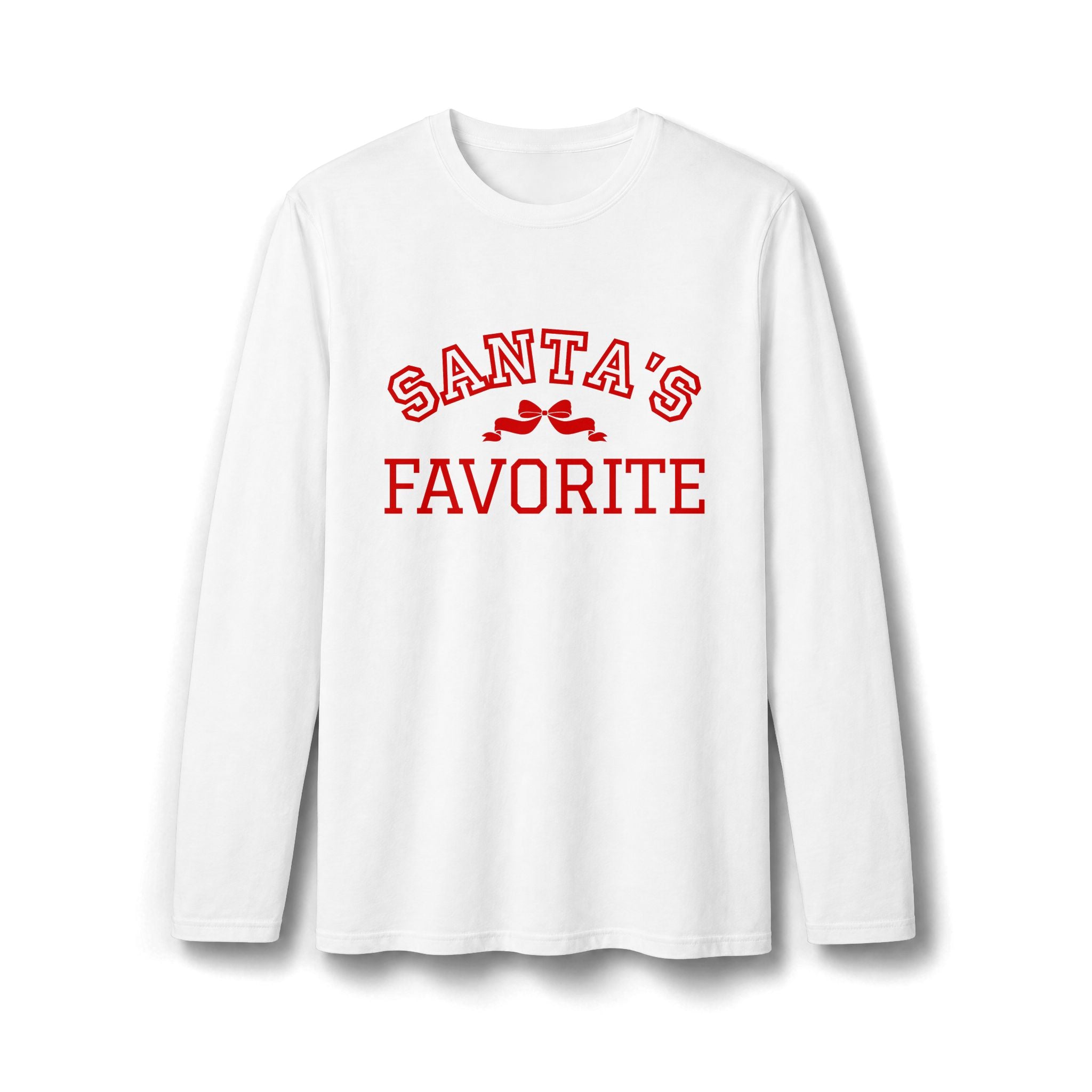 Santa’s Favorite Reindeer Christmas Long Sleeve T-Shirt