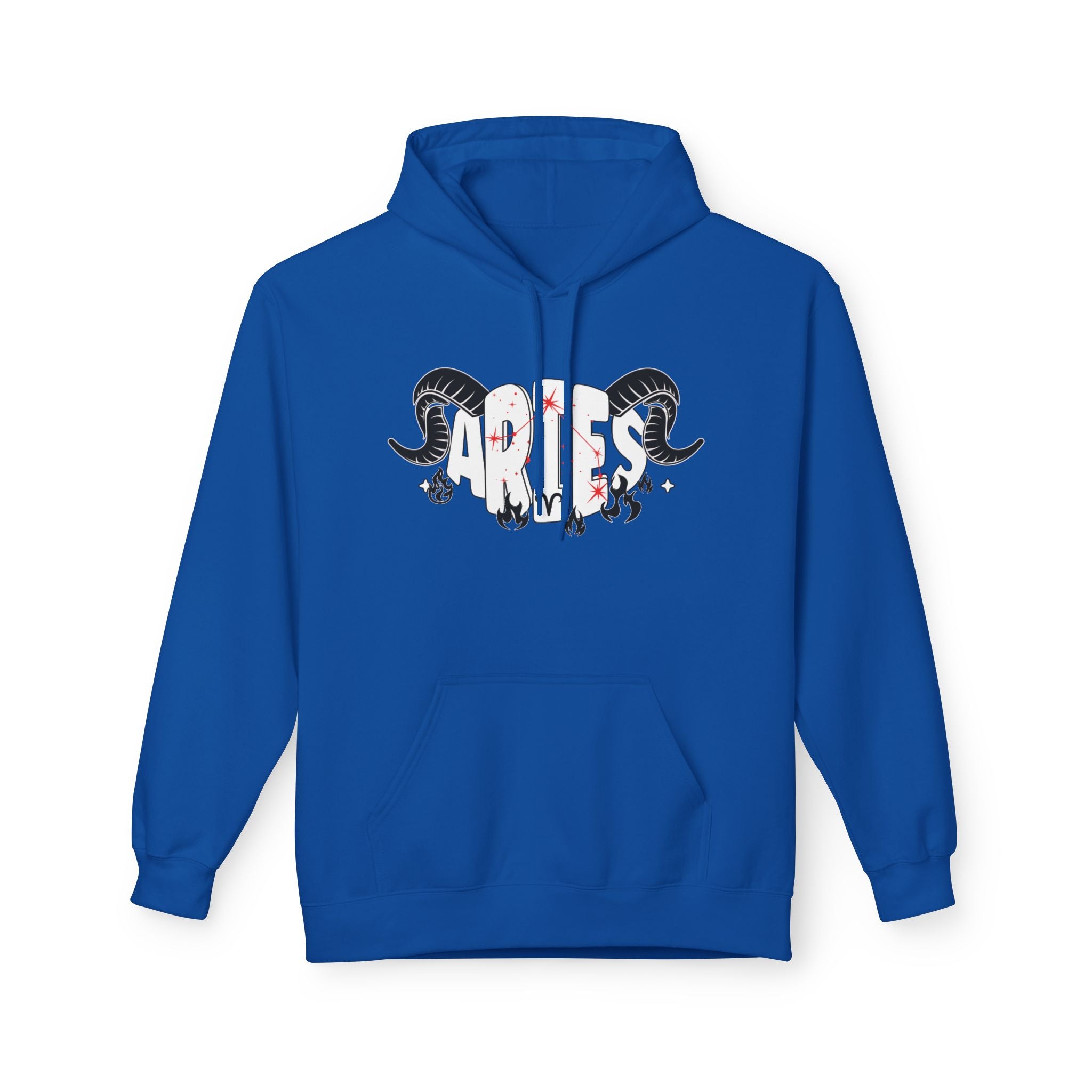 Aries Ram Zodiac Hoodie — Astrological Sign Graphic Pullover
