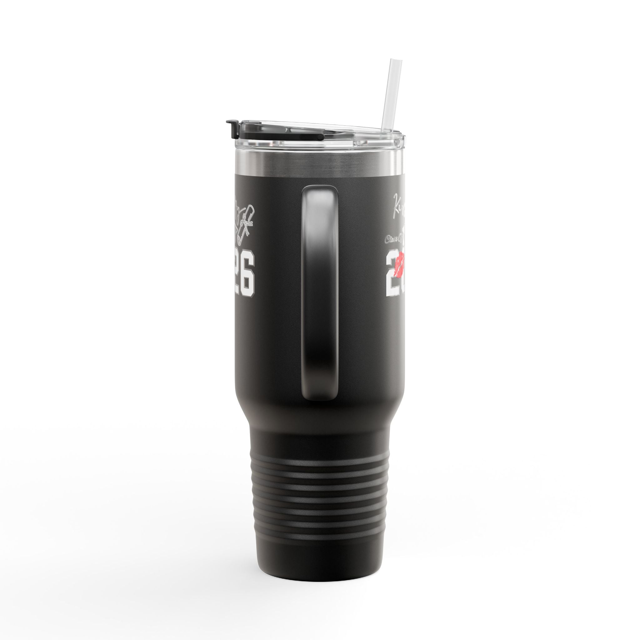 2026 Insulated Travel Mug, 40oz, Stylish Drinkware for On-the-Go, Ideal for Graduations, Hot & Cold Beverages, Outdoor Adventures