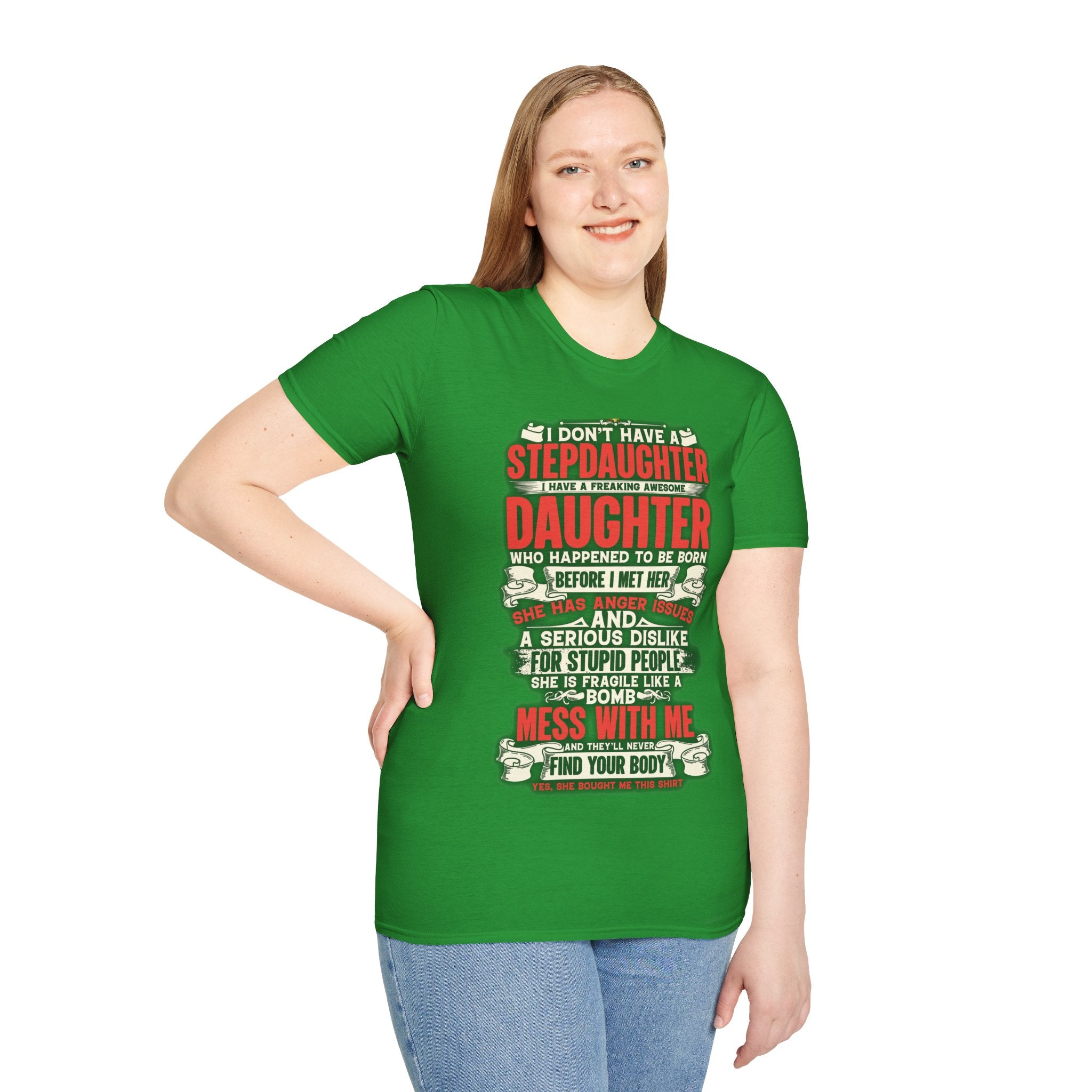 The love of a stepdaughter from a Stepfather Short Sleeve Tee