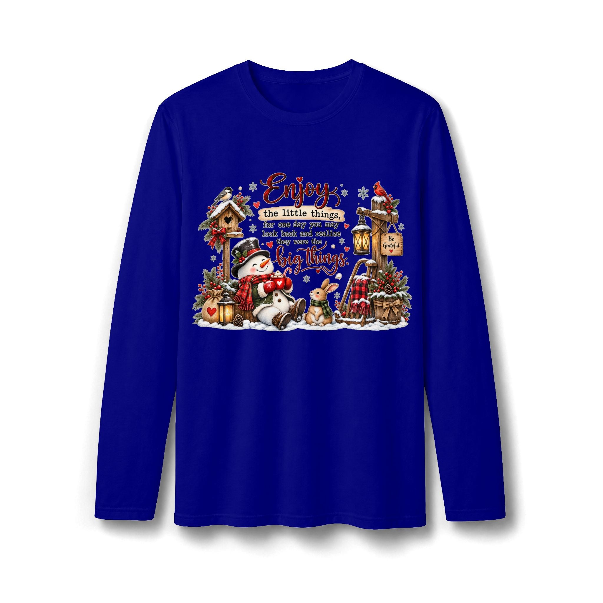 Enjoy the Little Things Christmas Long Sleeve T-Shirt
