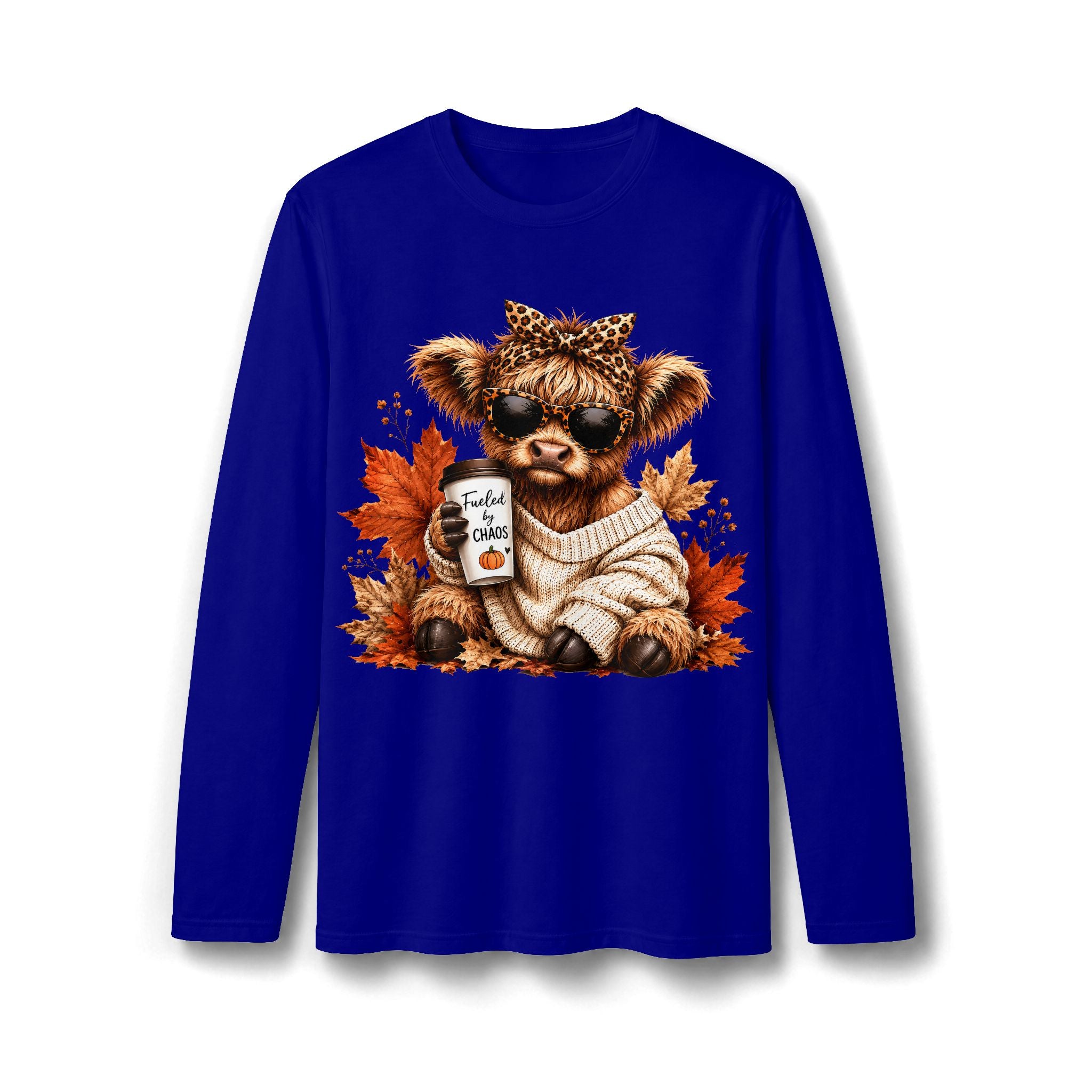 Cozy Christmas Bear and Reindeer Long Sleeve T-Shirt