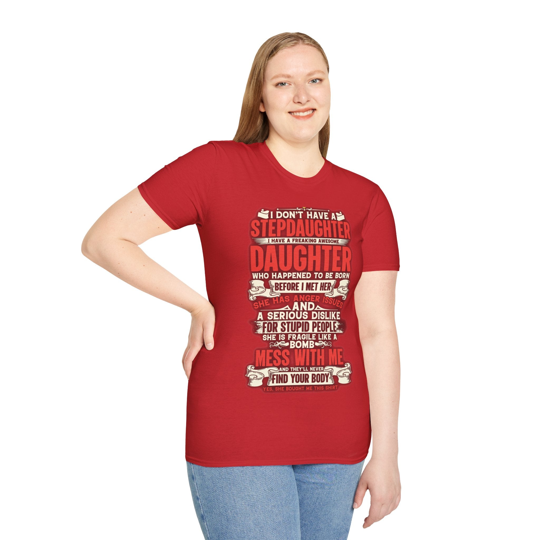 The love of a stepdaughter from a Stepfather Short Sleeve Tee