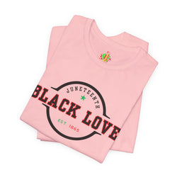 Black Love Unisex Jersey Tee | Heritage Design, Casual Wear, Gift for Him/Her, Black History Month, Everyday Comfort