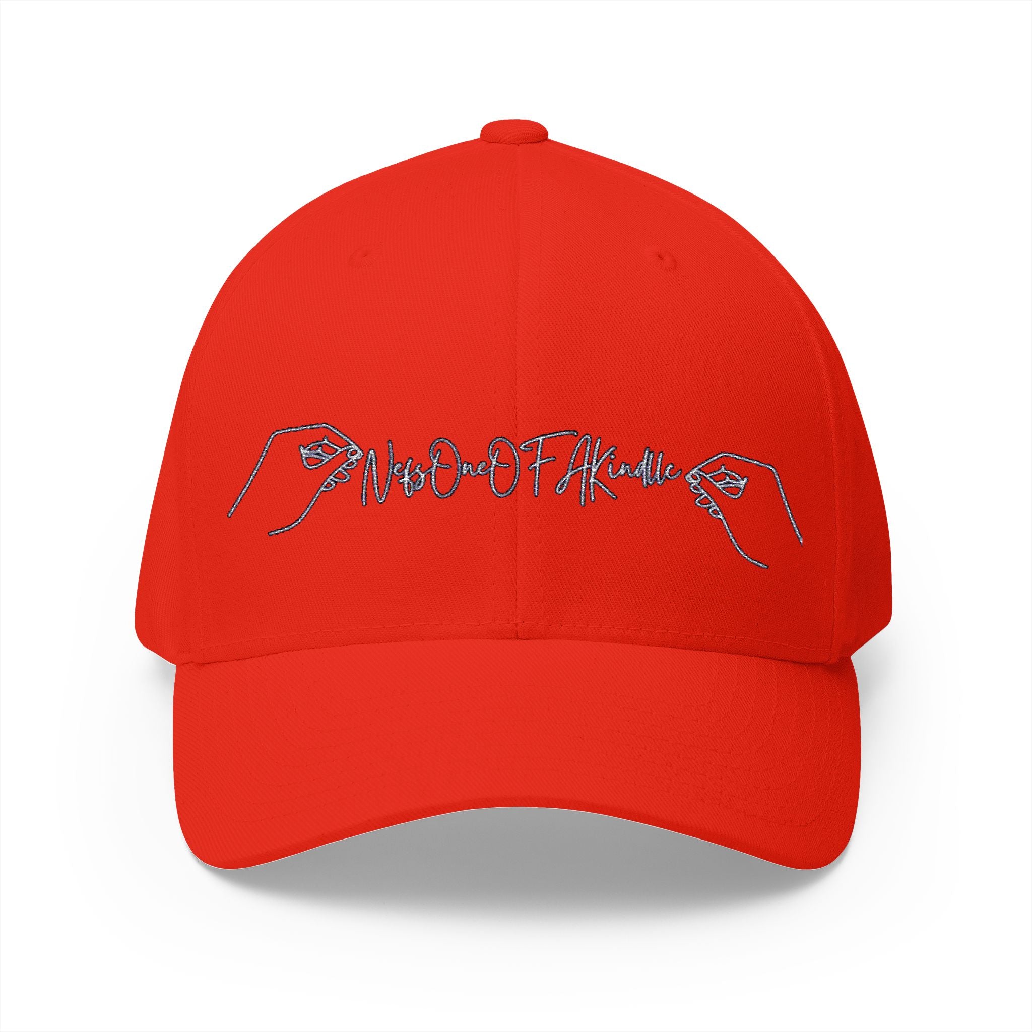 Nefs One Of A Kind Hand-Embroidered Closed-Back Cap, Casual Gift for Him or Her, Trendy Accessories for Everyday Wear