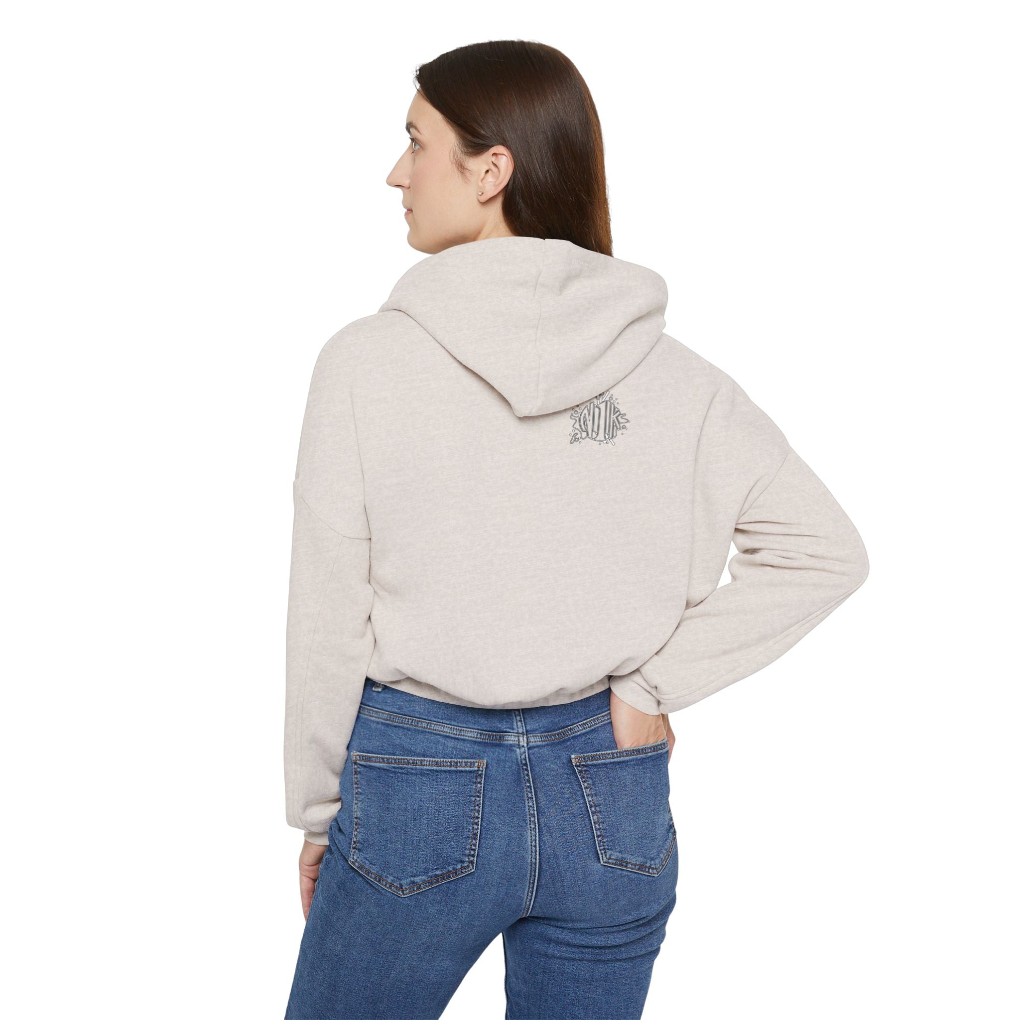 Empress Women's Cinched Bottom Hoodie, Chic Pullover, Stylish Activewear, Casual Outfit, Birthday Gift, Cozy Gift