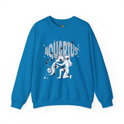 Aquarius Zodiac Casual classic unisex heavy blend crewneck sweatshirt