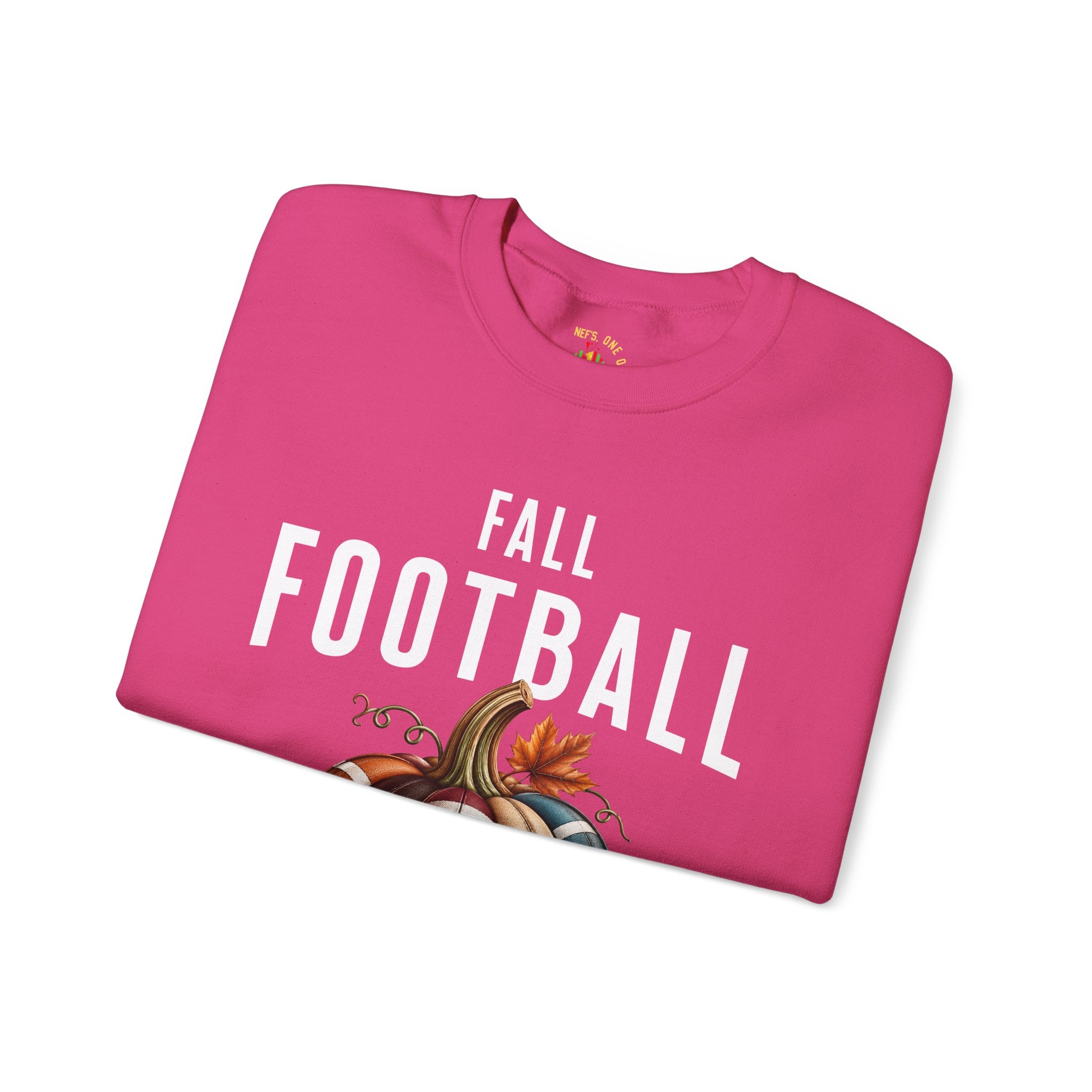 Fall Football Pumpkin Season Crewneck Sweatshirt