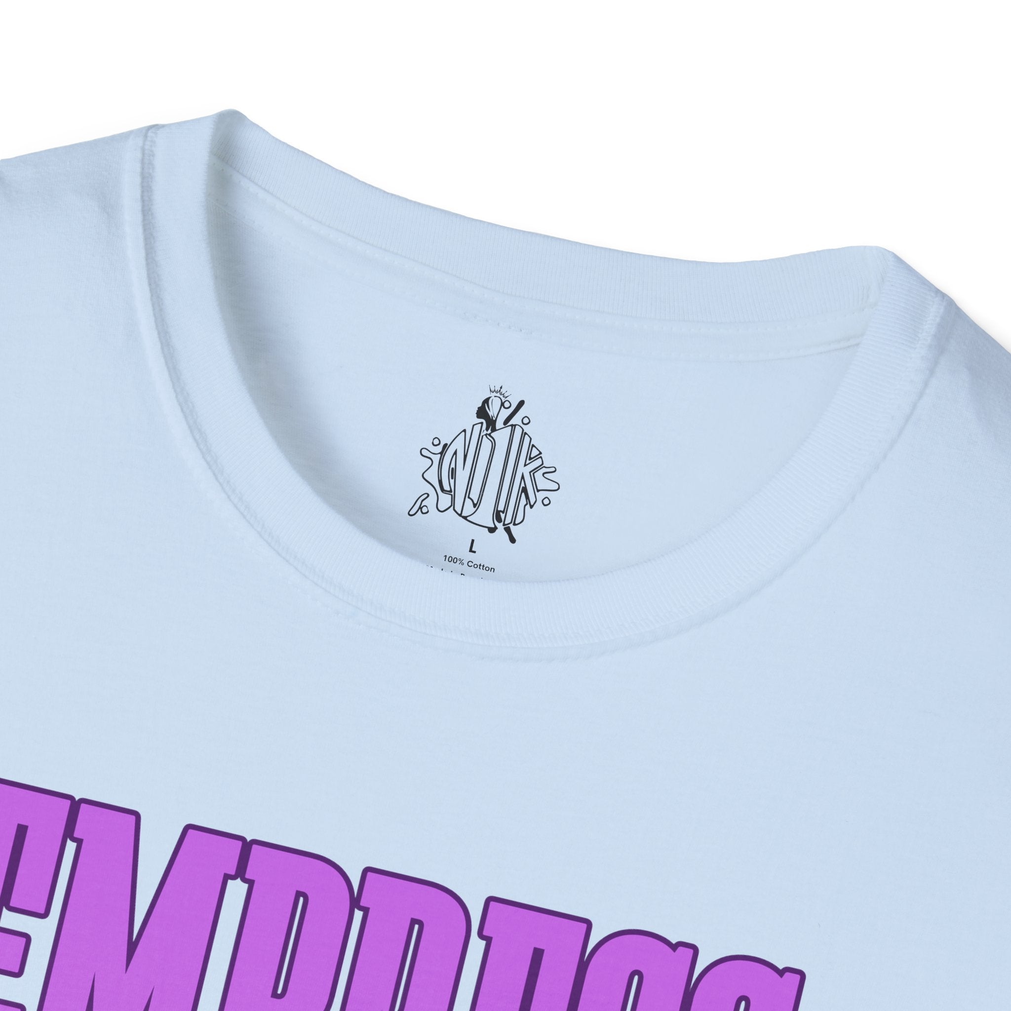 Bold Purple Print Empress Status T-shirt