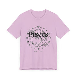 The Pisces Zodiac Unisex Casual Classic Jersey Short Sleeve Tee