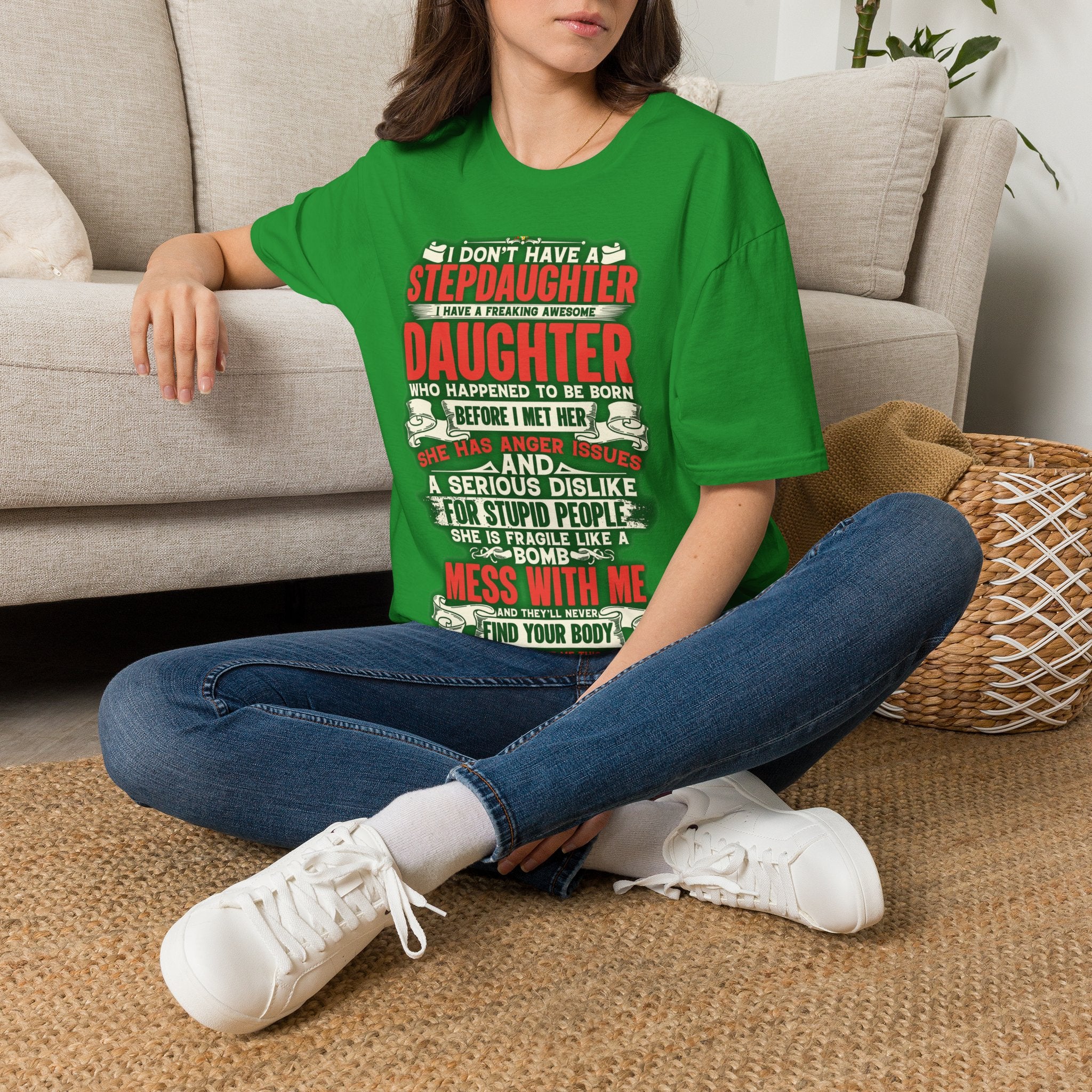 The love of a stepdaughter from a Stepfather Short Sleeve Tee