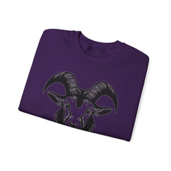 Goat Unisex Casual Crewneck Sweatshirt