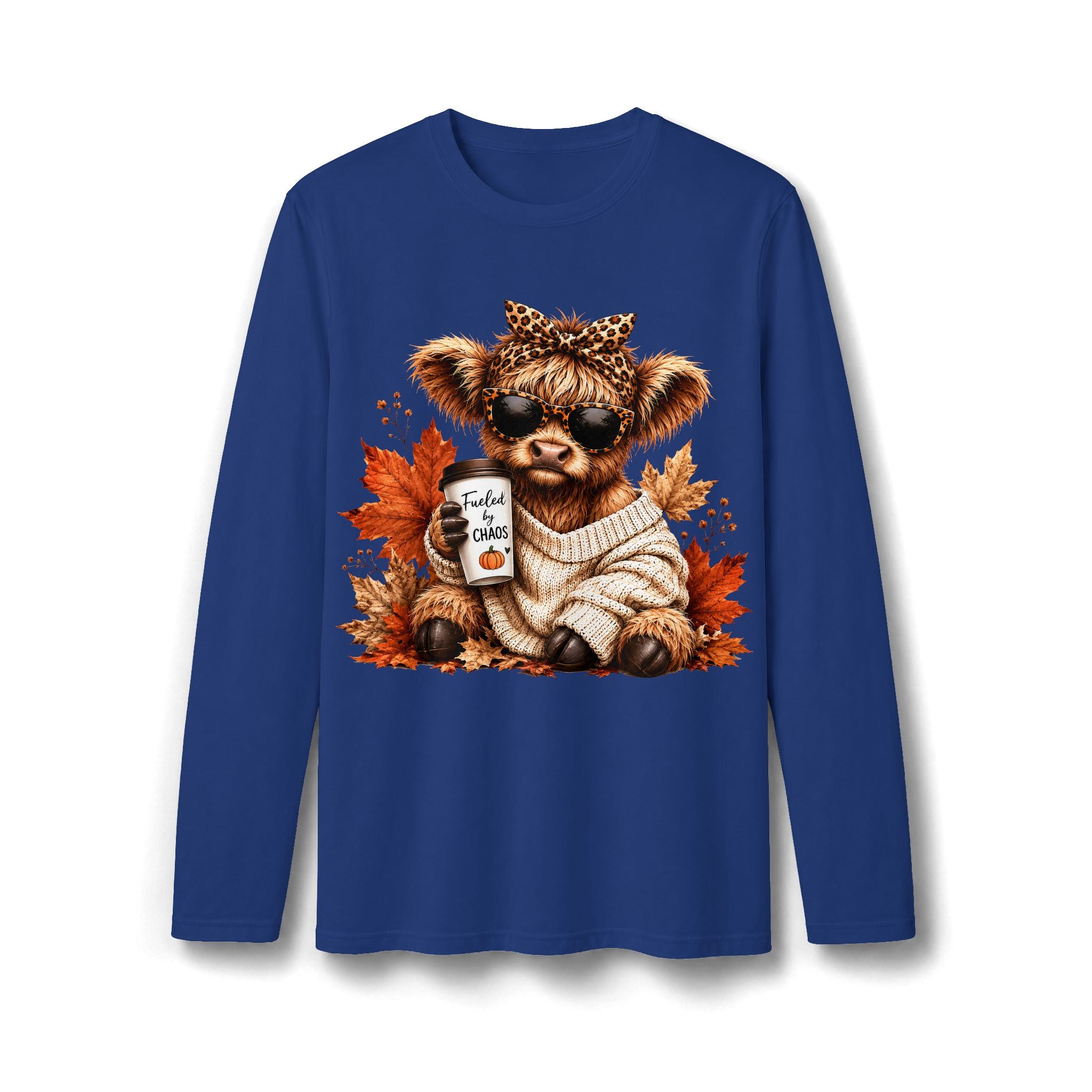 Cozy Christmas Bear and Reindeer Long Sleeve T-Shirt