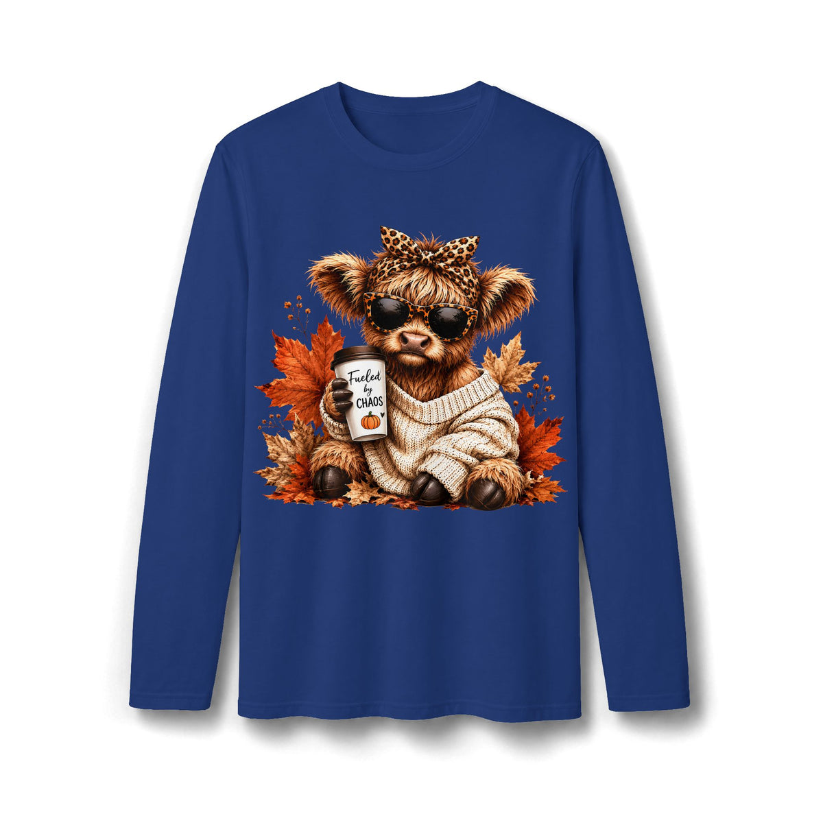 Cozy Christmas Bear and Reindeer Long Sleeve T-Shirt