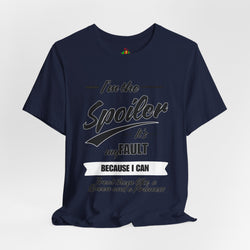 He's the Spoiler Unisex Jersey Tee - Express love for his Queen and Princess
