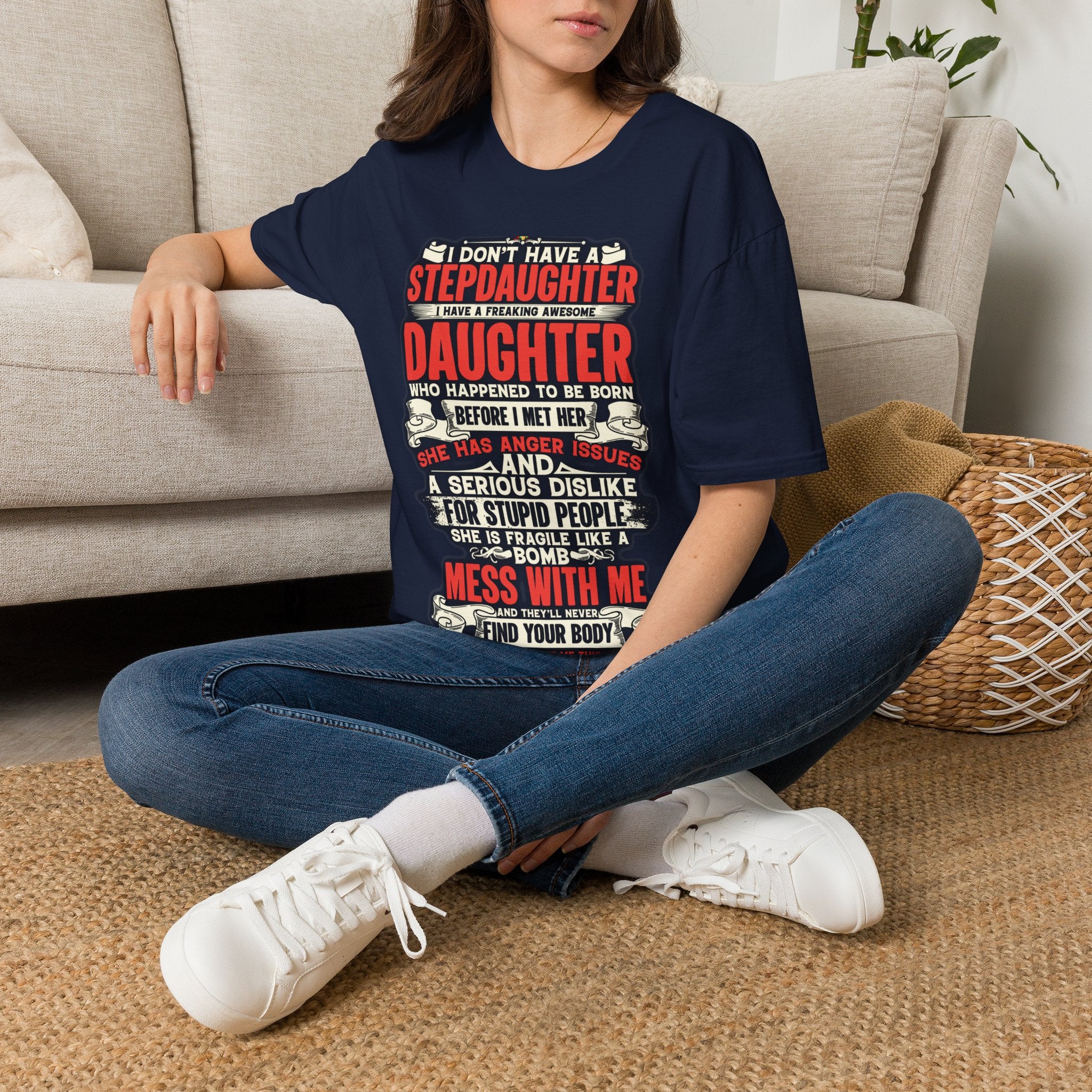 The love of a stepdaughter from a Stepfather Short Sleeve Tee