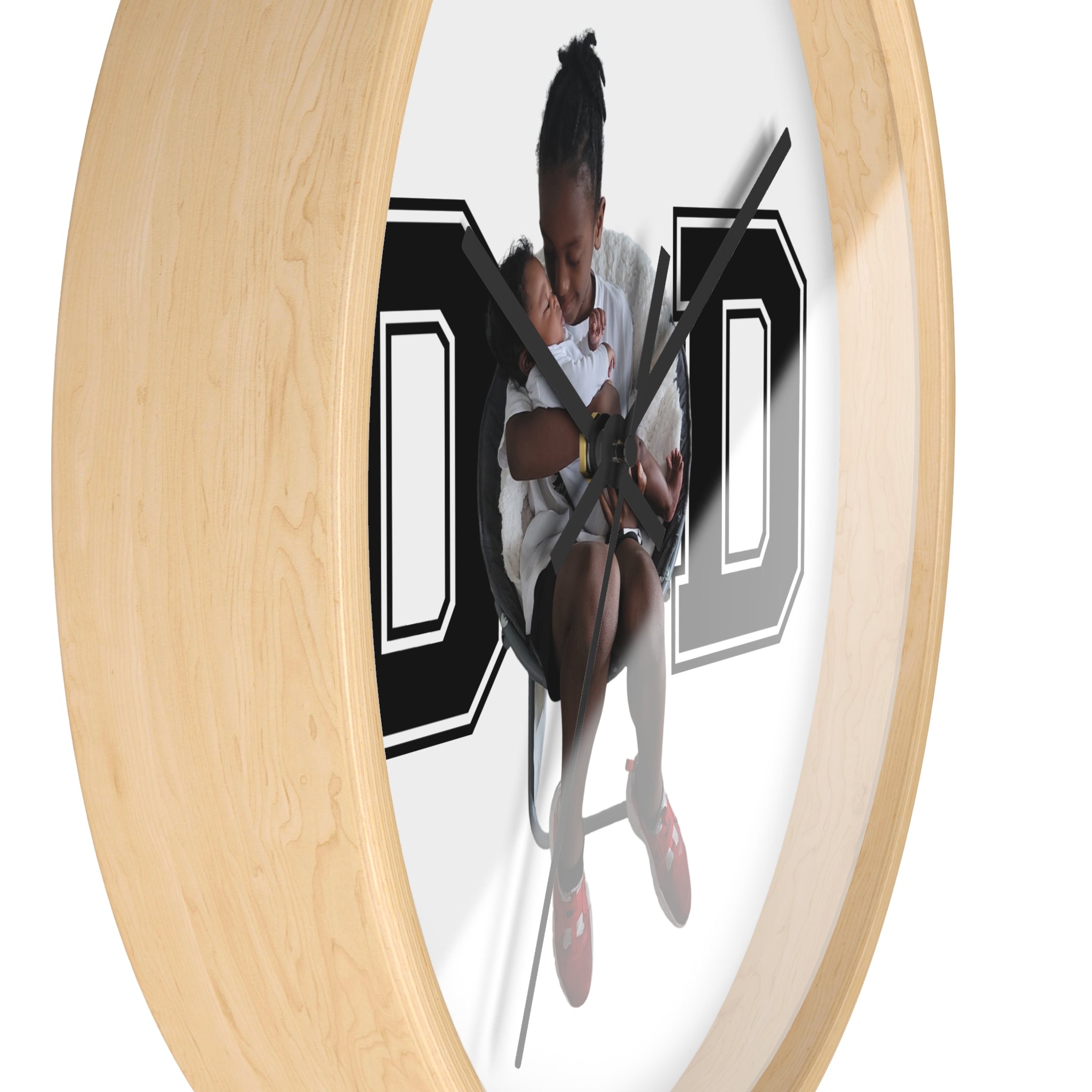 Dad Add Image - Wall Clock