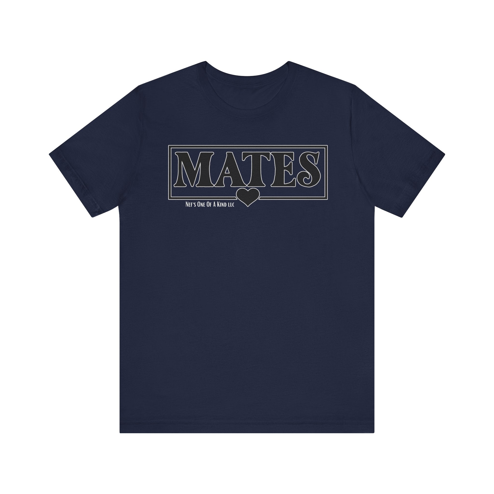 Mates with Soul Valentine Casual Soft Unisex Jersey Crew Neck Short Sleeve Tee