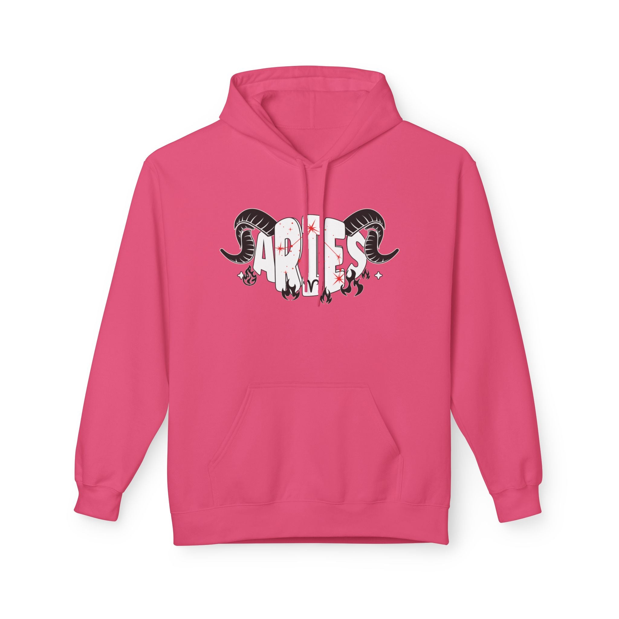 Aries Ram Zodiac Hoodie — Astrological Sign Graphic Pullover