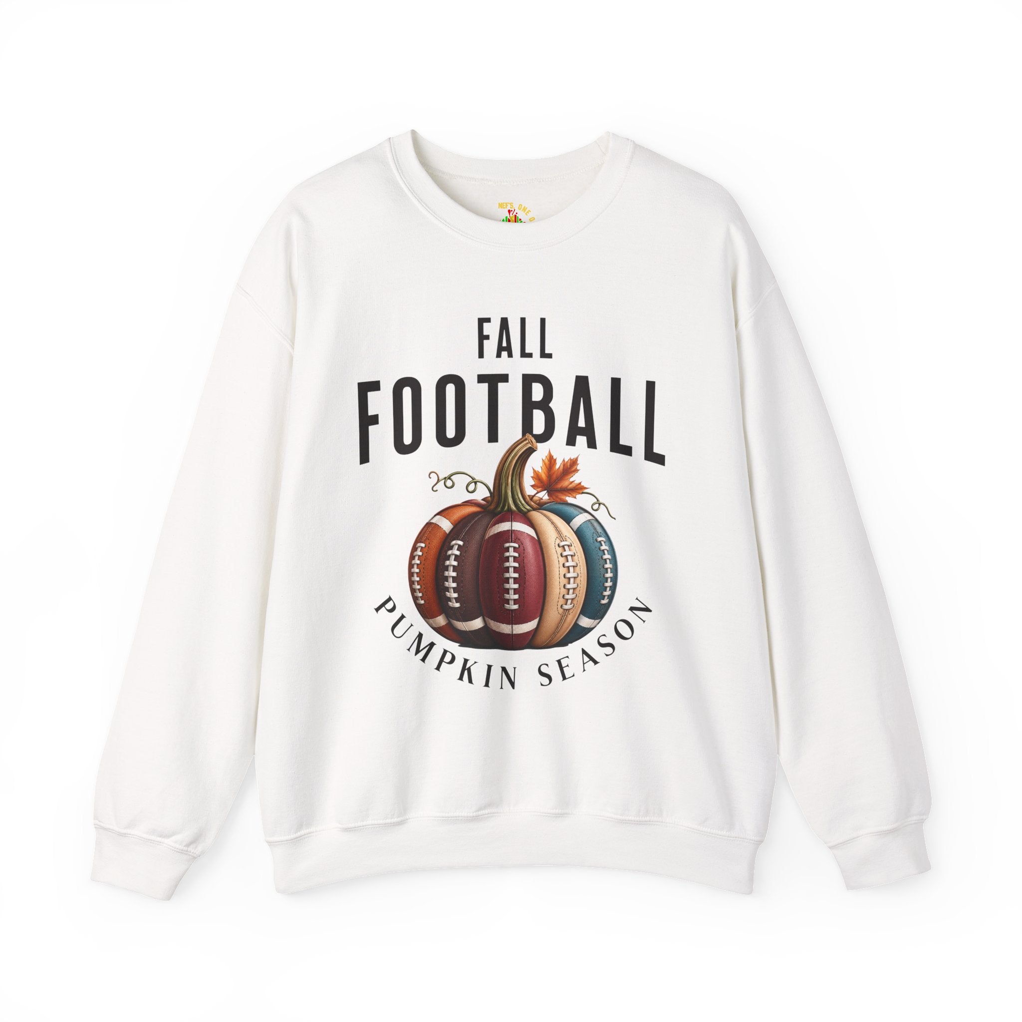 Fall Football Pumpkin Season Crewneck Sweatshirt