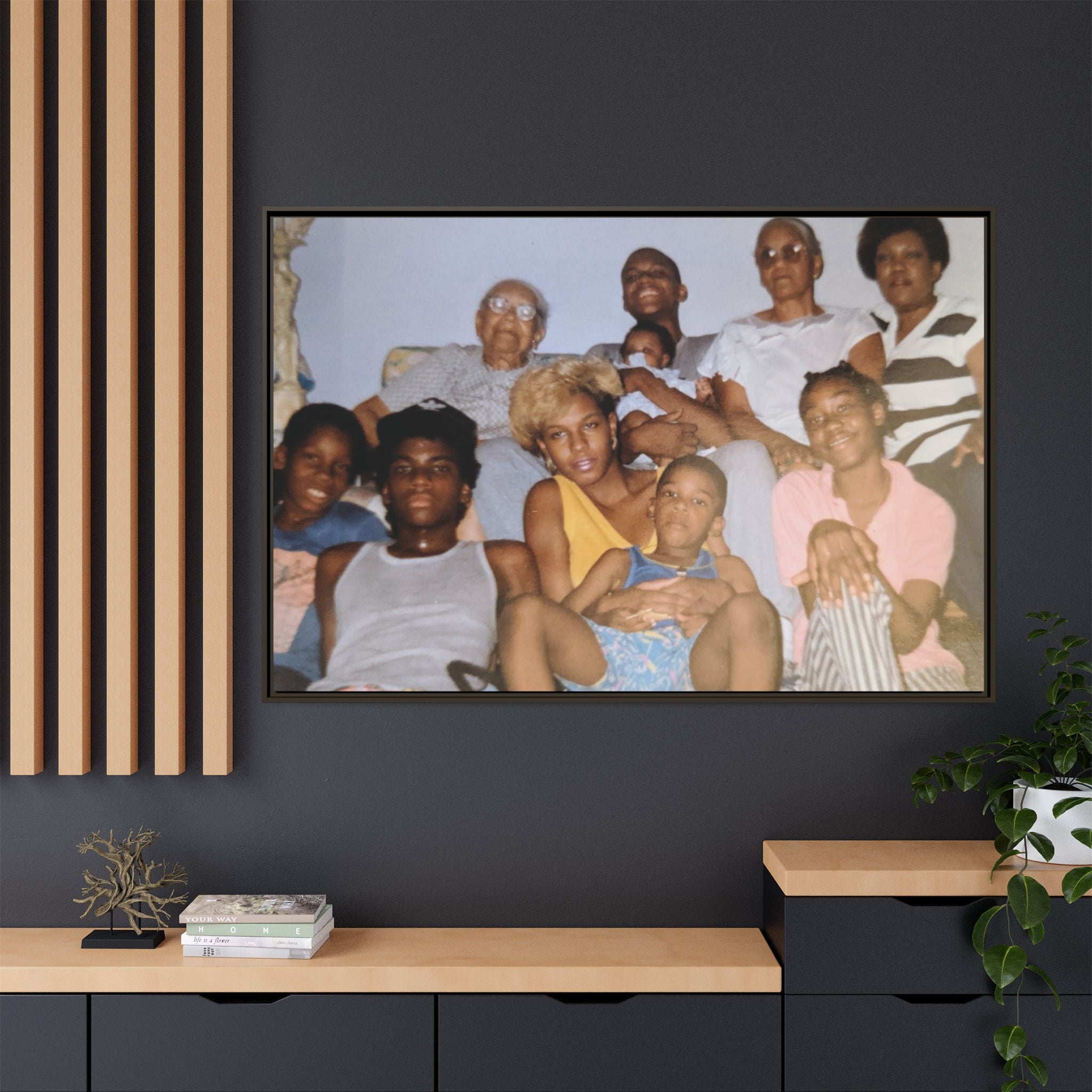 Ccustomizable Framed Canvas — Horizontal Matte Wall Art