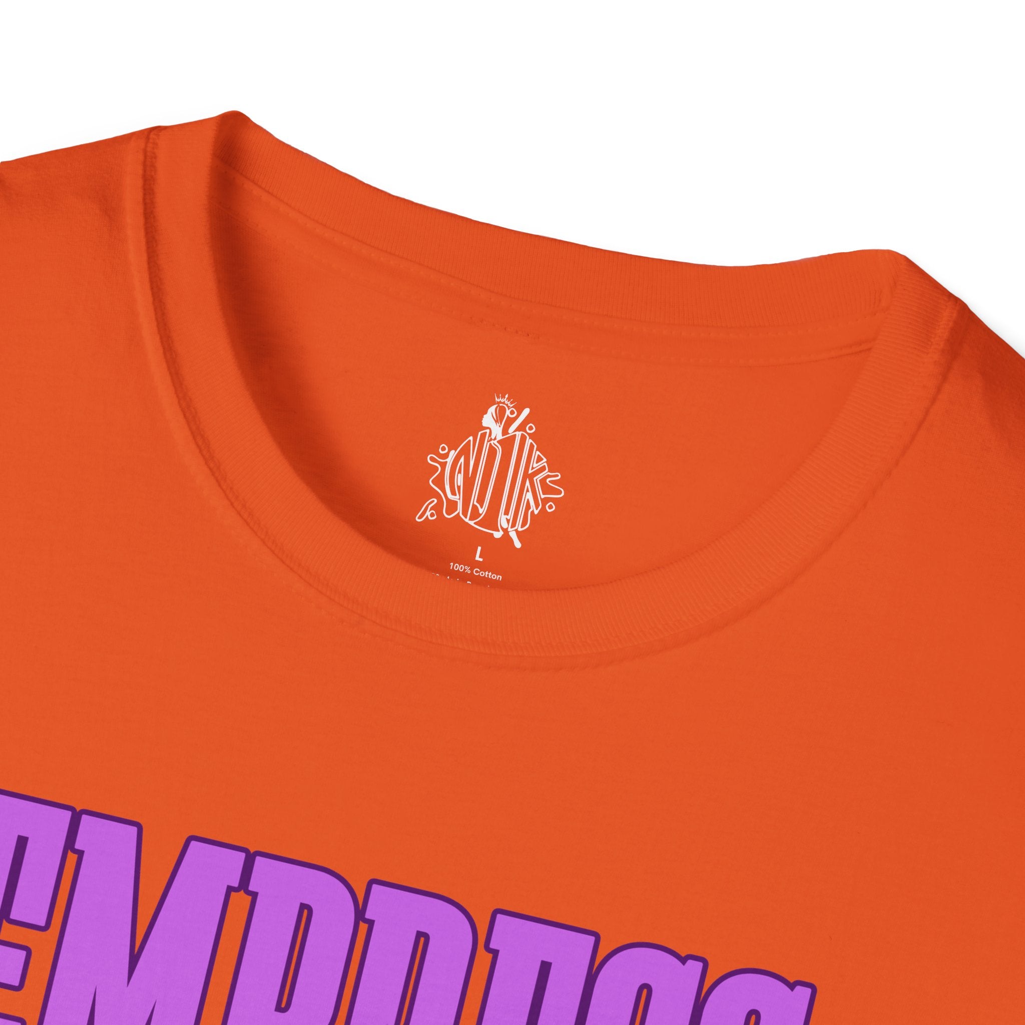 Bold Purple Print Empress Status T-shirt