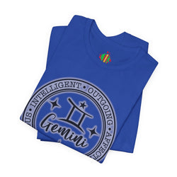 Gemini Zodiac Tee: Stylish Astrology Shirt for Astronomy Lovers, Birthday Gift, Unisex Tee, Horoscope Apparel, Casual Wear
