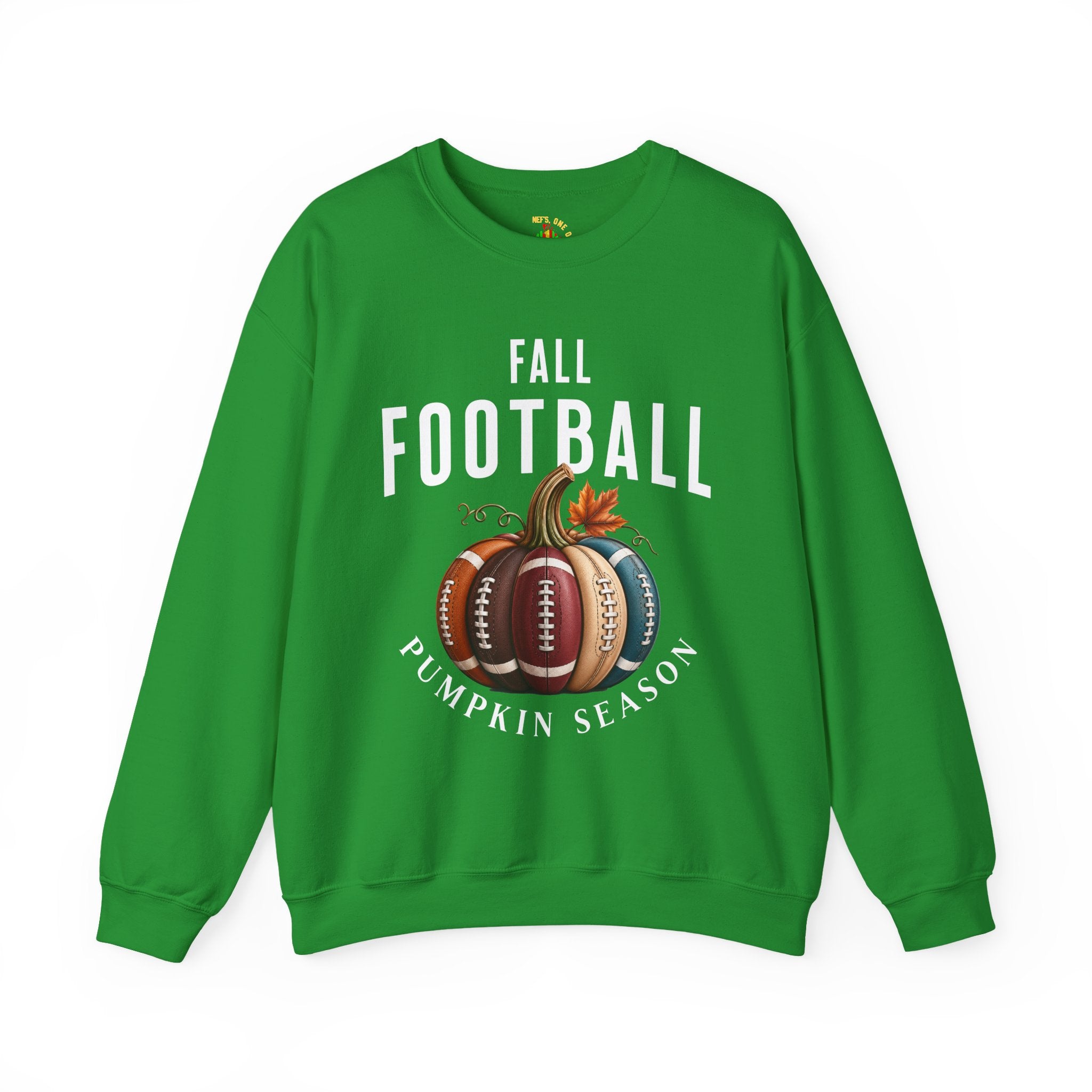 Fall Football Pumpkin Season Crewneck Sweatshirt